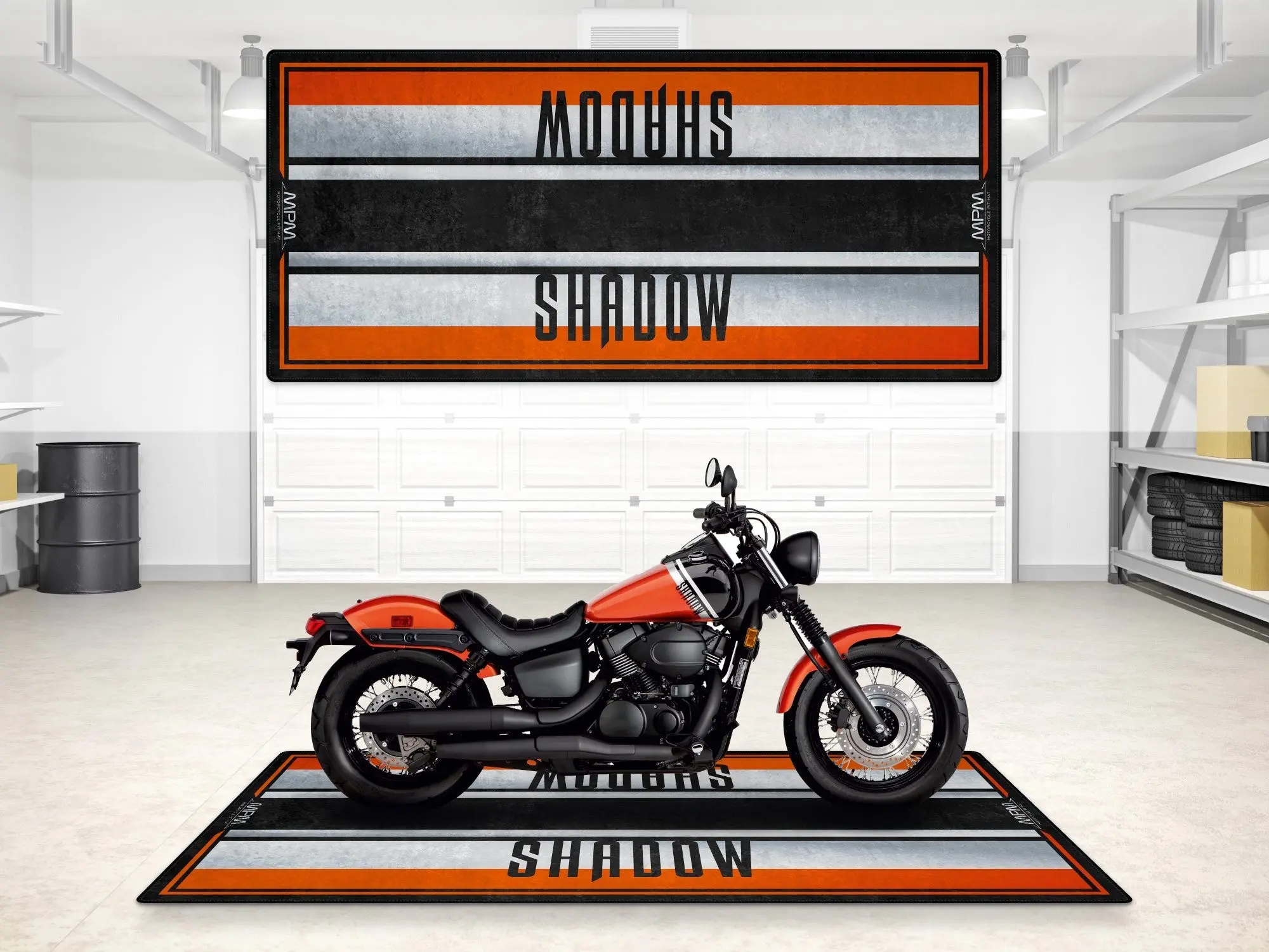 Designed Pit Mat for Honda Shadow Phantom Motorcycle - MM7436 - Image 6