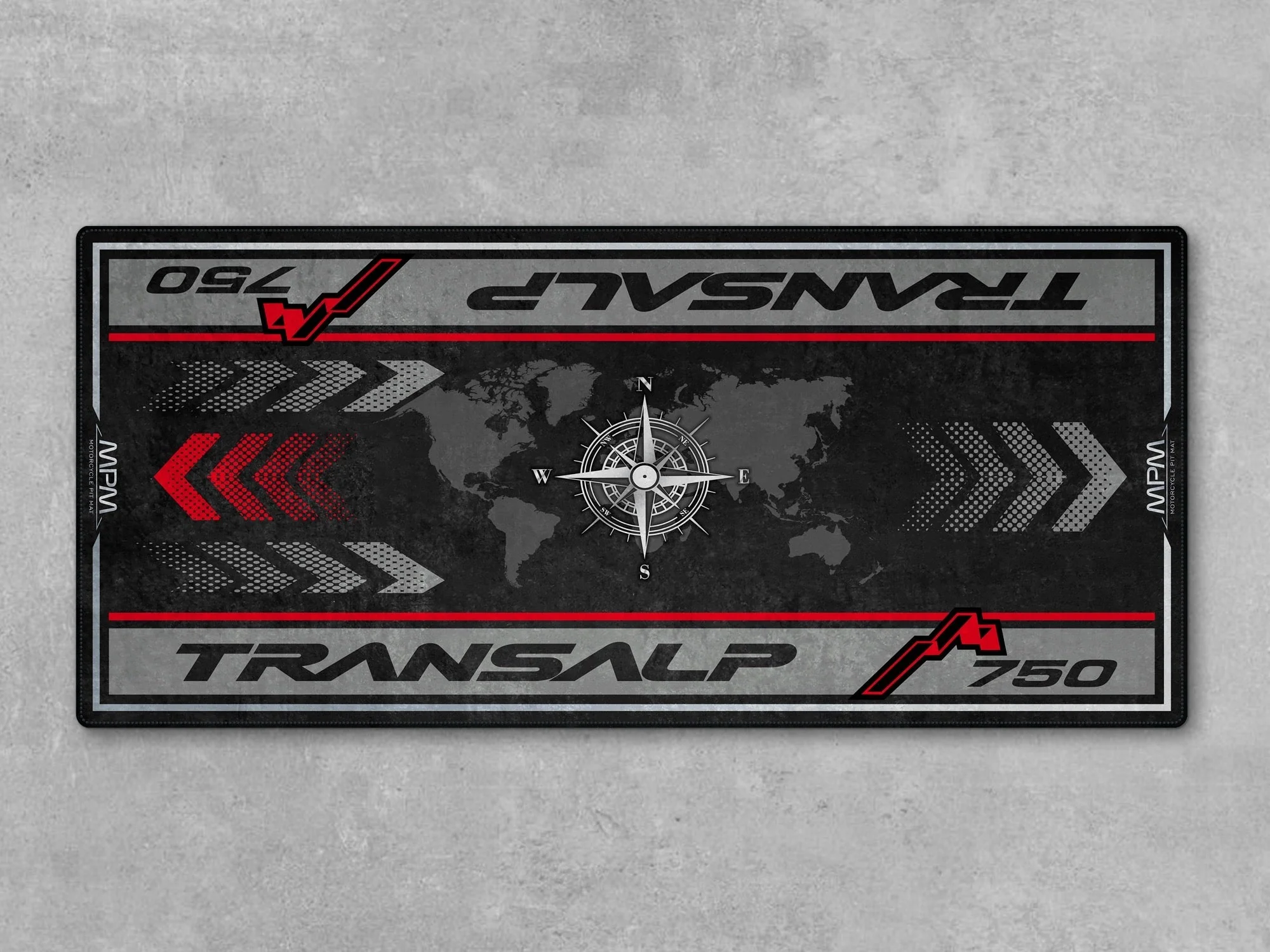 Designed Pit Mat for Honda Transalp 750 Motorcycle - MM7453 - Image 6
