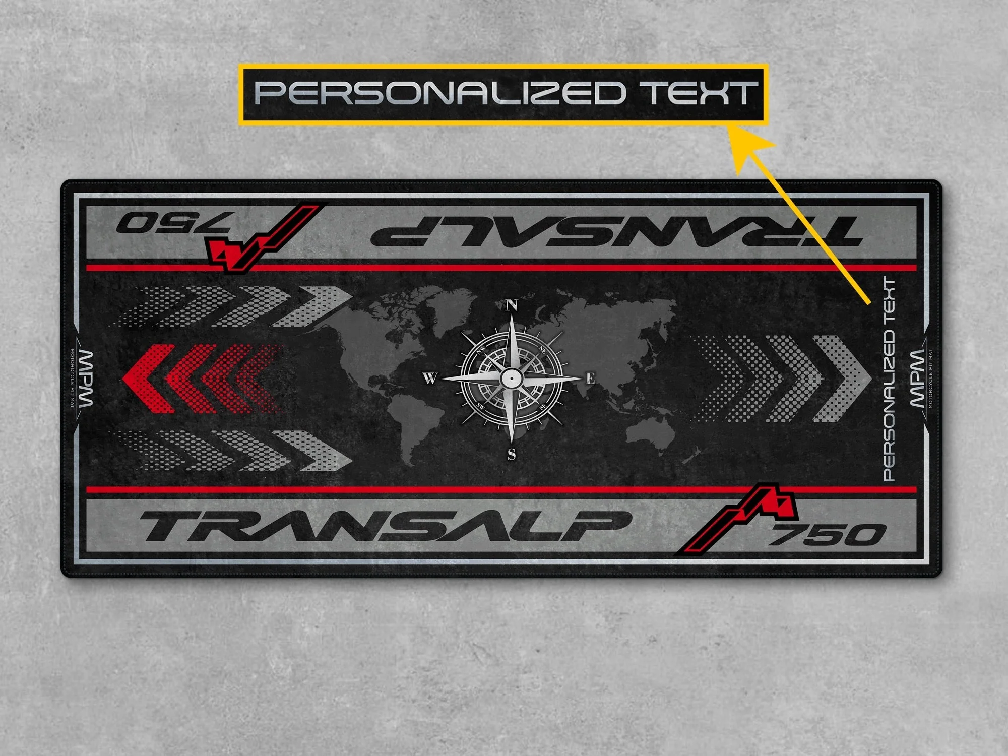 Designed Pit Mat for Honda Transalp 750 Motorcycle - MM7453 - Image 8