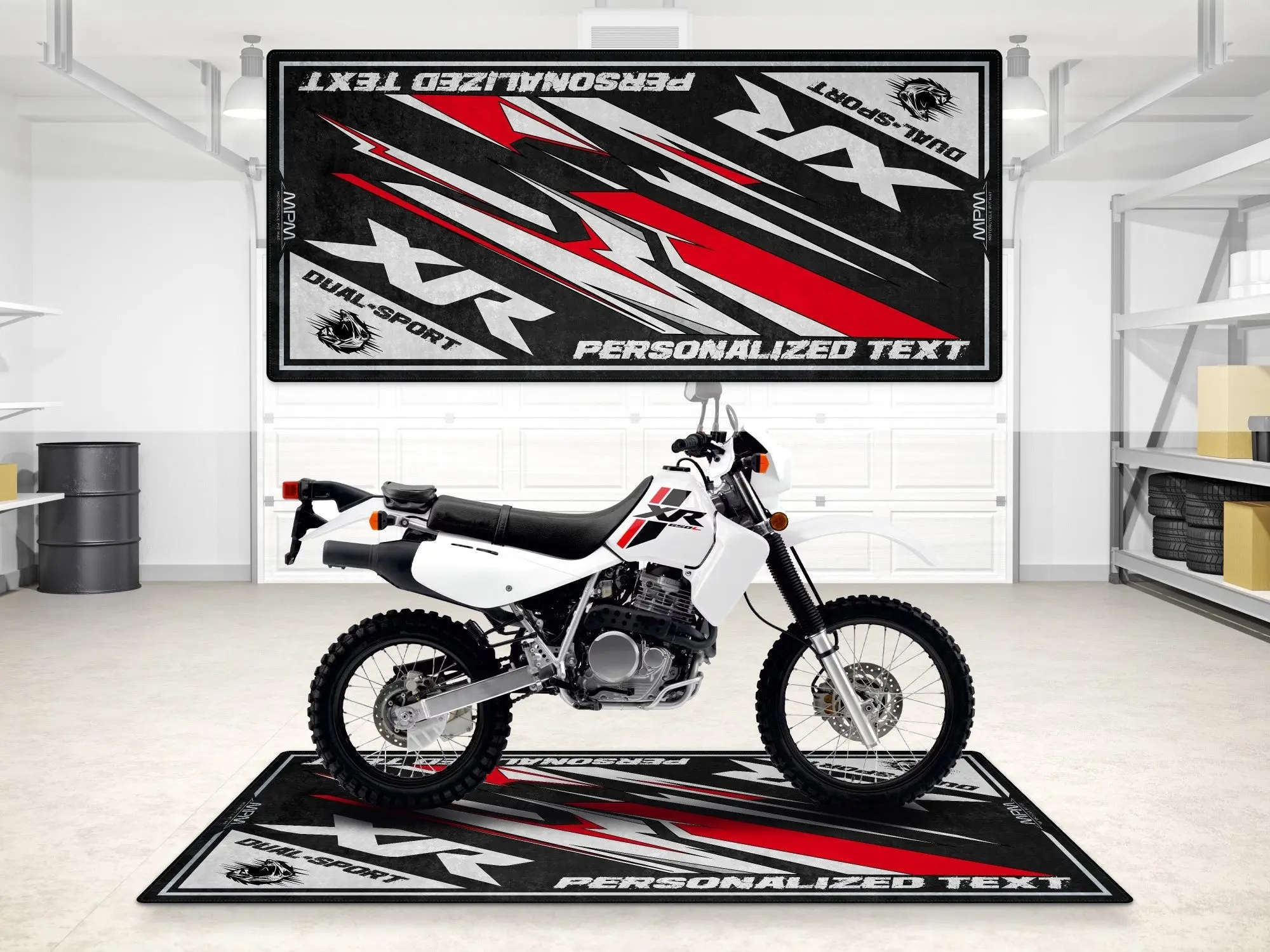 Designed Pit Mat for Honda XR Motorcycle - MM7456 - Image 3
