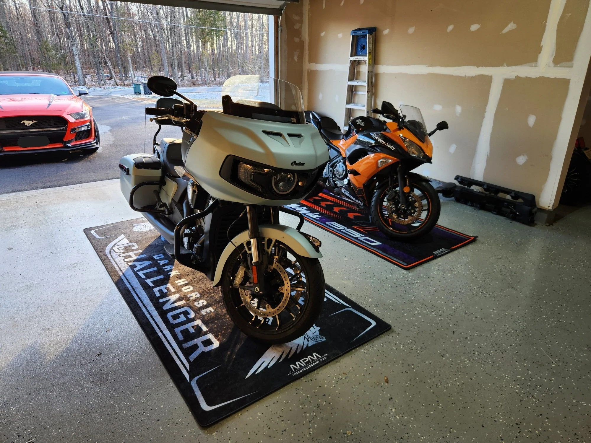 Designed Pit Mat for Indian Challenger Dark Horse Motorcycle - MM7332 - Image 15