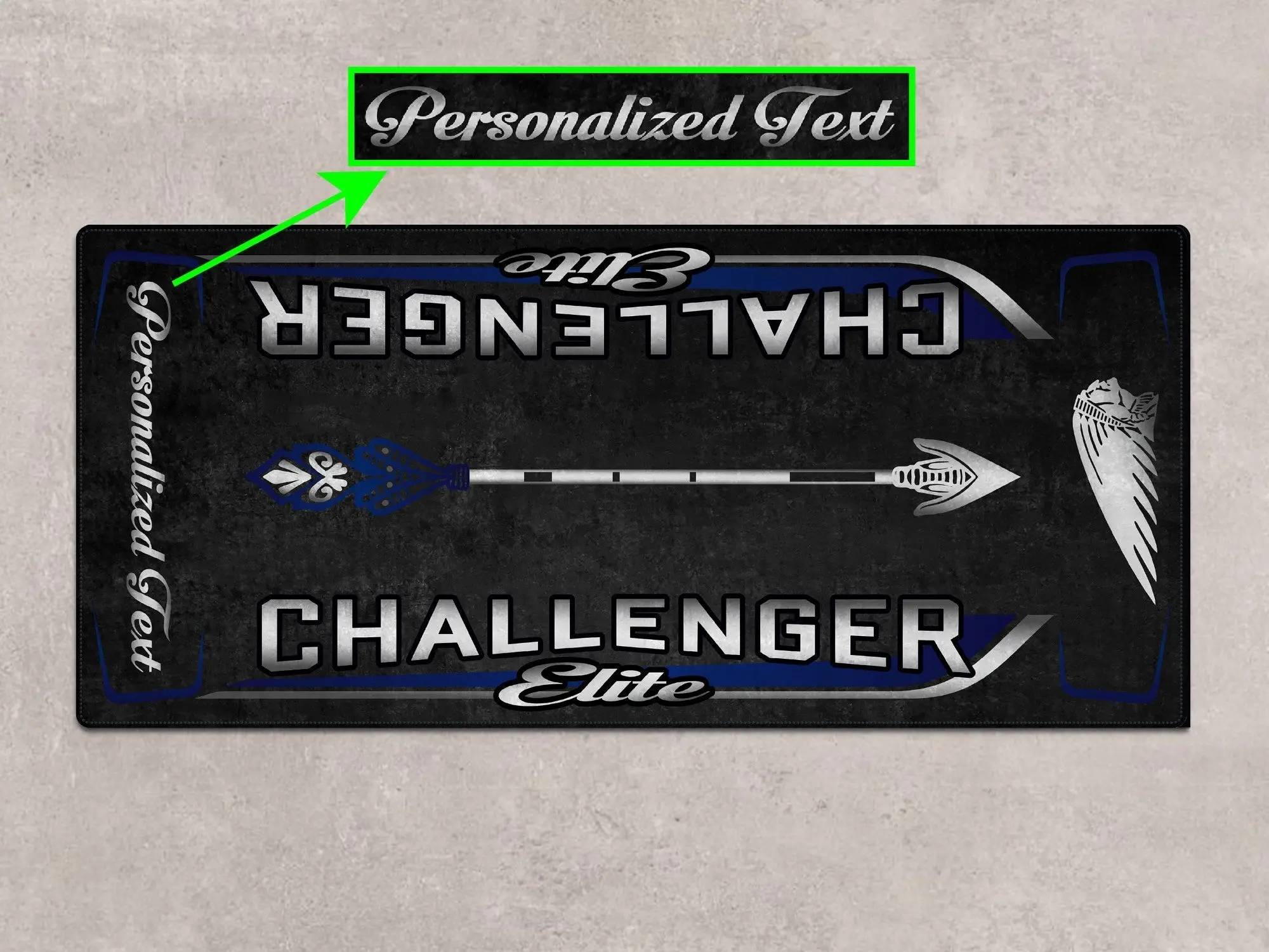 Designed Pit Mat for Indian Challenger Elite Motorcycle - MM7334 - Image 4