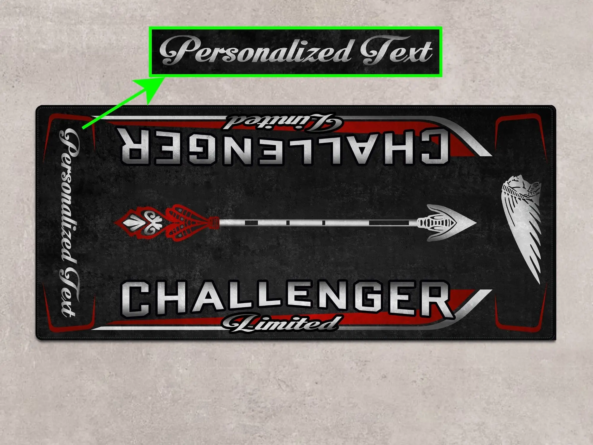 Designed Pit Mat for Indian Challenger Limited Motorcycle - MM7333 - Image 4