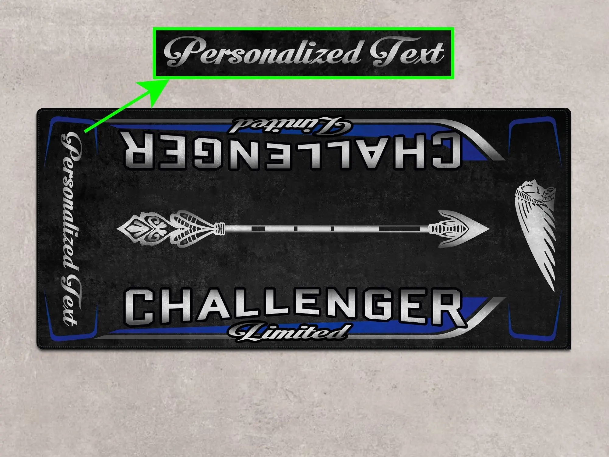 Designed Pit Mat for Indian Challenger Limited Motorcycle - MM7333 - Image 8