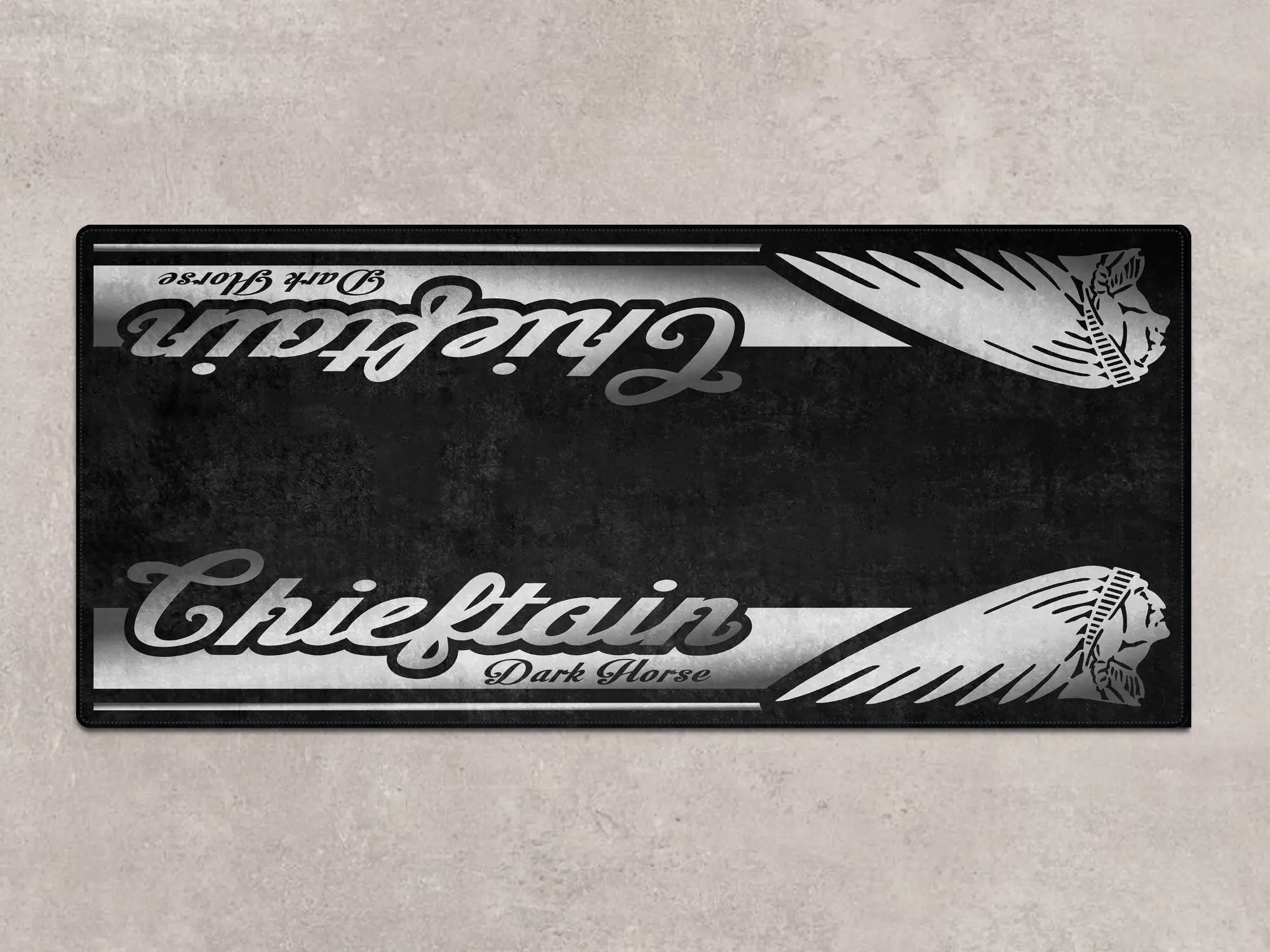 Designed Pit Mat for Indian Chieftain Dark Horse Motorcycle - MM7328 - Image 2