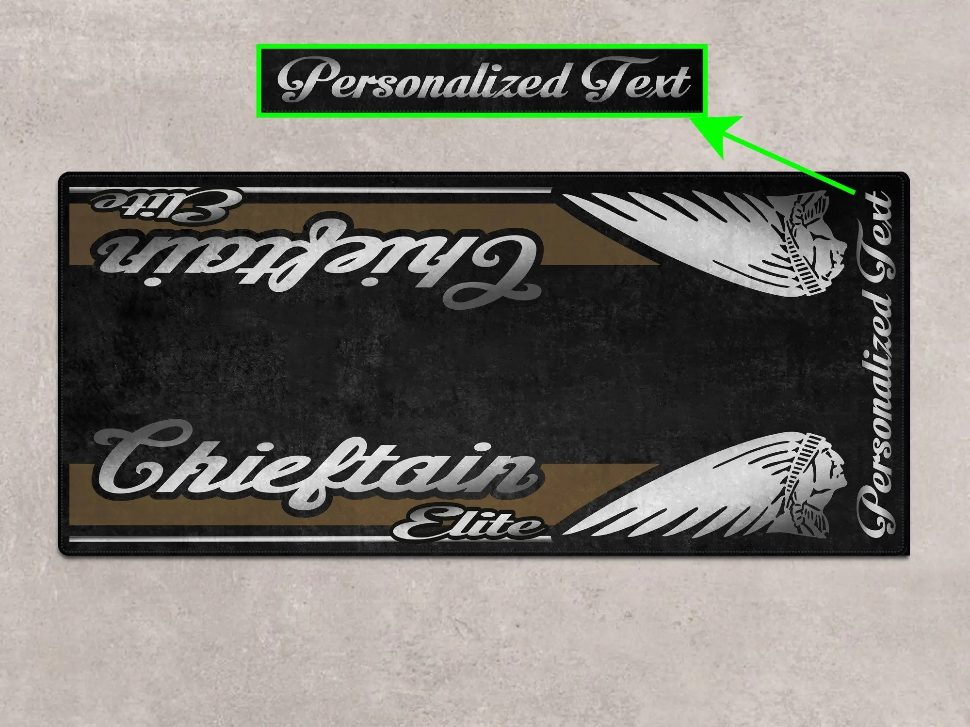 Designed Pit Mat for Indian Chieftain Elite Motorcycle - MM7330 - Image 4