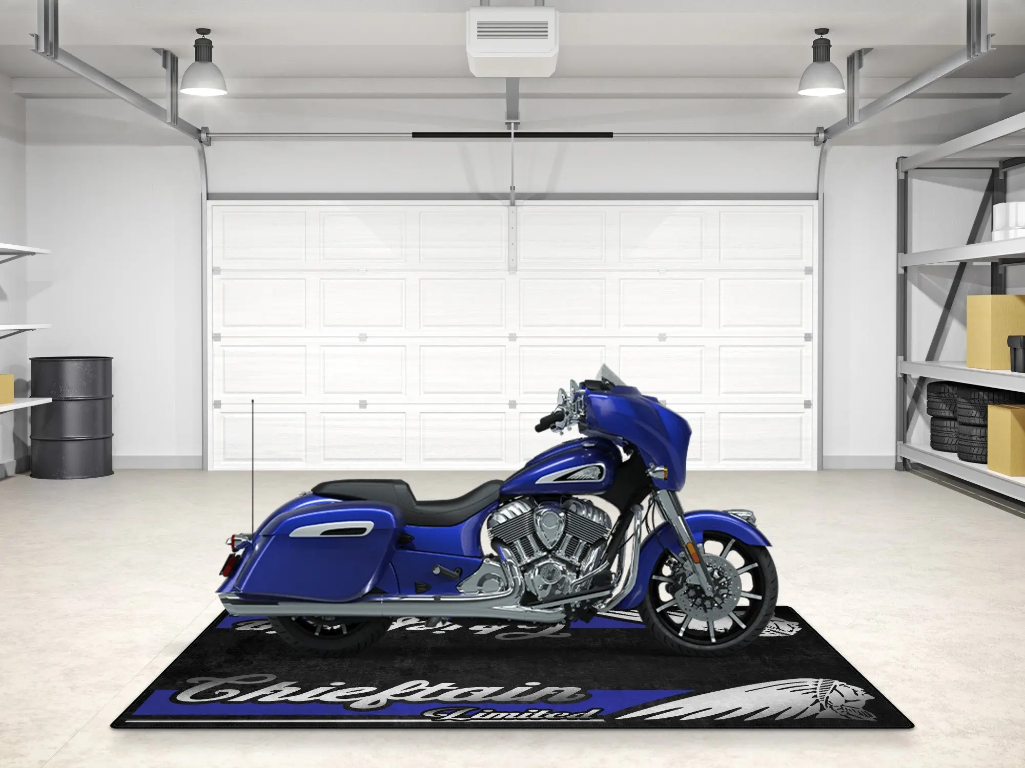 Designed Pit Mat for Indian Chieftain Limited Motorcycle - MM7329 - Image 10