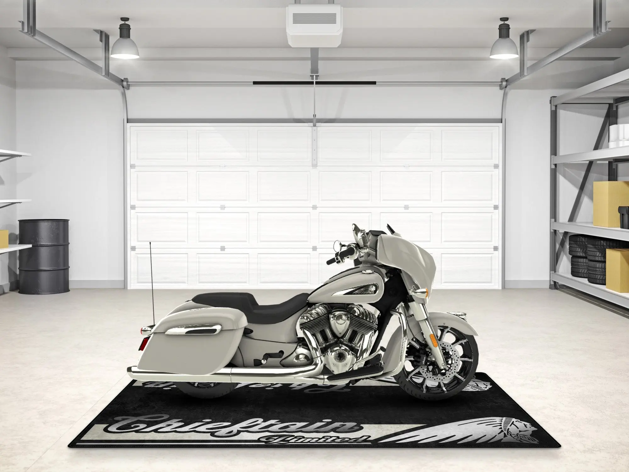 Designed Pit Mat for Indian Chieftain Limited Motorcycle - MM7329 - Image 5