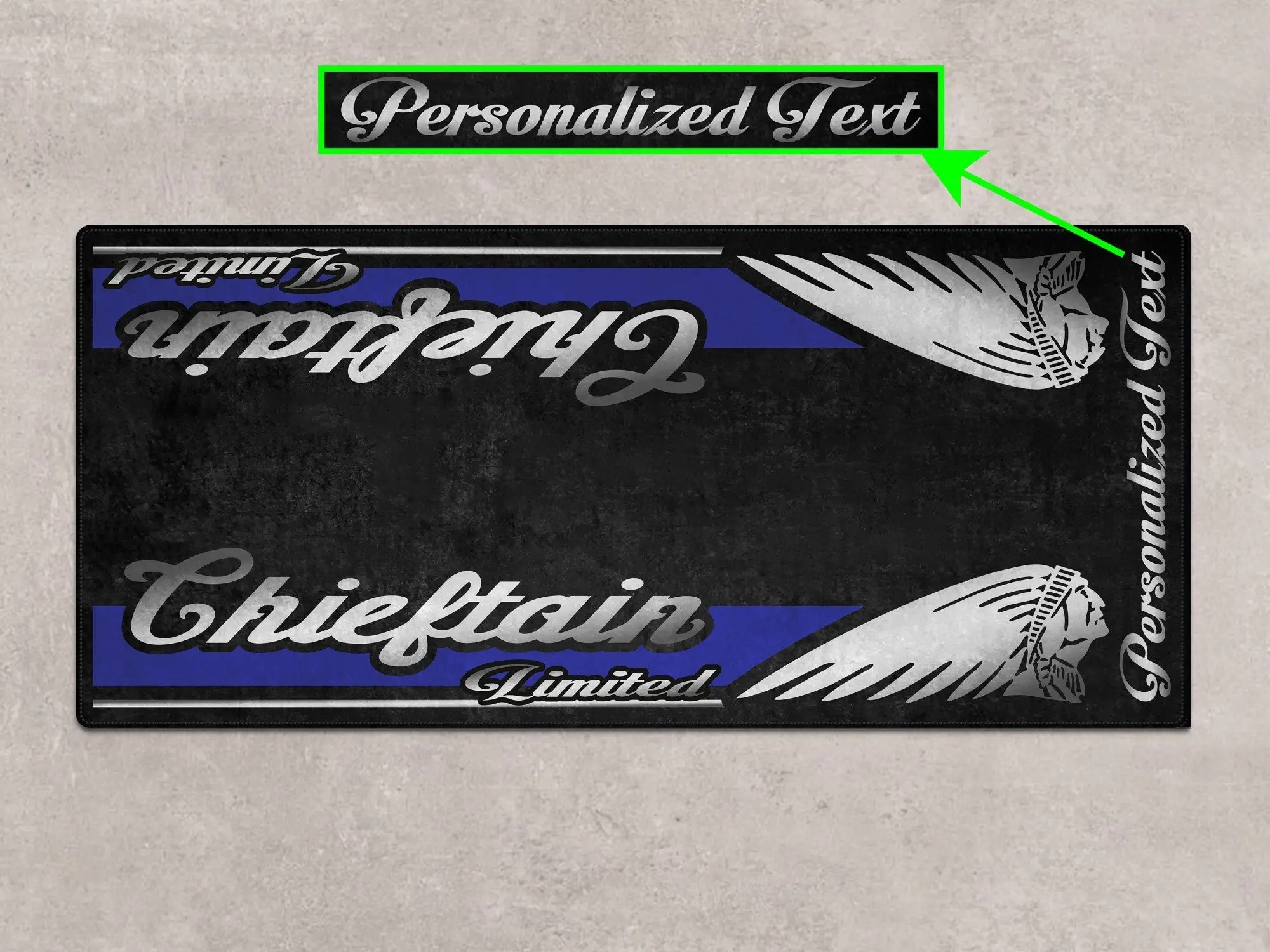 Designed Pit Mat for Indian Chieftain Limited Motorcycle - MM7329 - Image 9