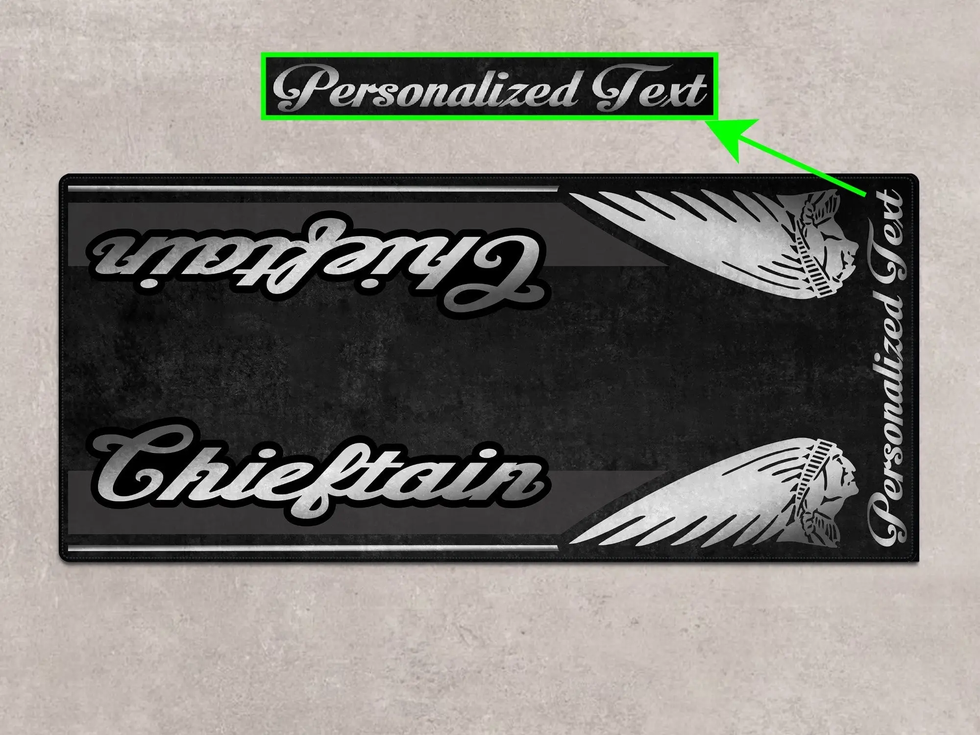 Designed Pit Mat for Indian Chieftain Motorcycle - MM7327 - Image 4