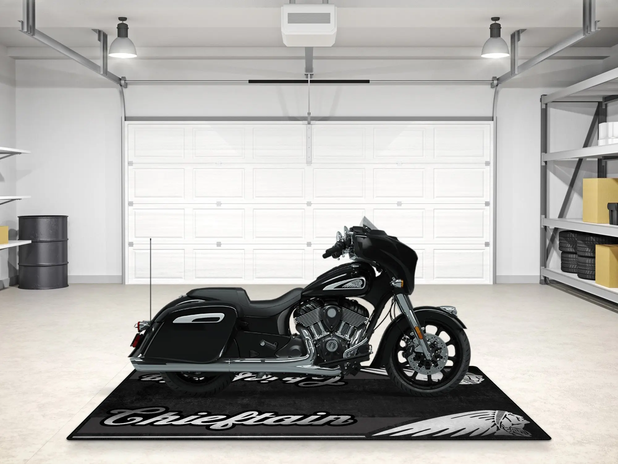 Designed Pit Mat for Indian Chieftain Motorcycle - MM7327 - Image 5