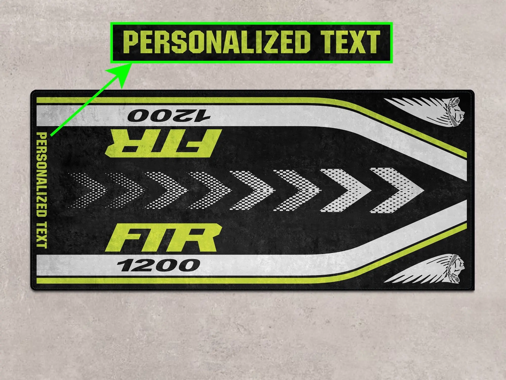Designed Pit Mat for Indian FTR 1200 Motorcycle - MM7315 - Image 4