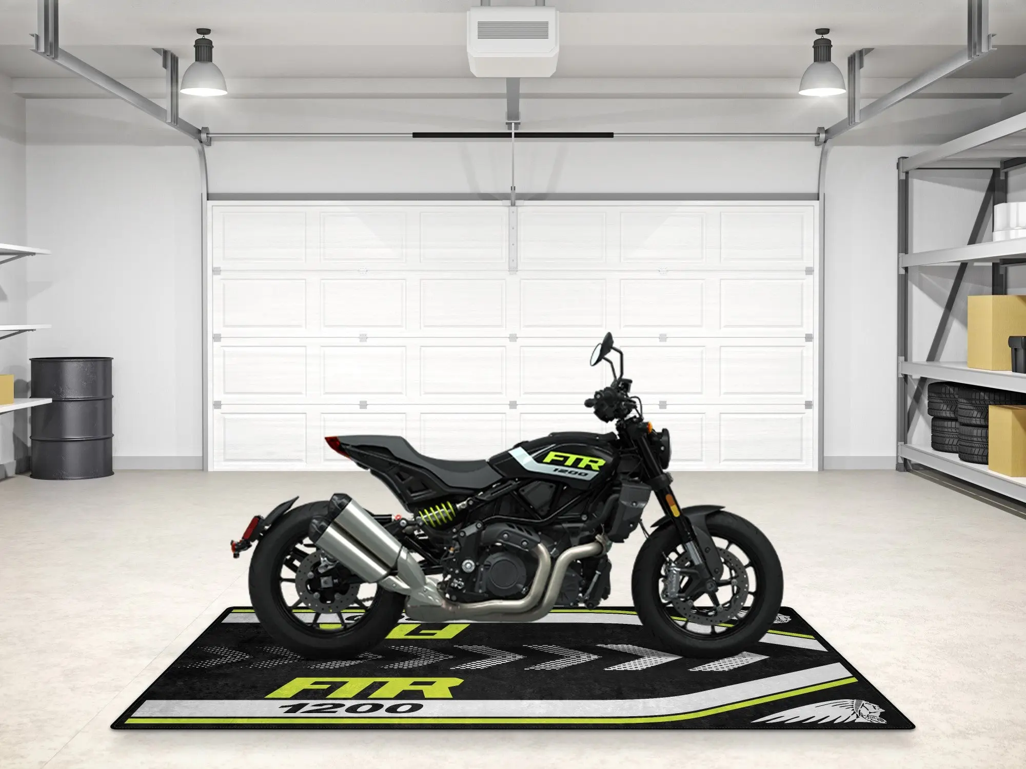 Designed Pit Mat for Indian FTR 1200 Motorcycle - MM7315 - Image 5