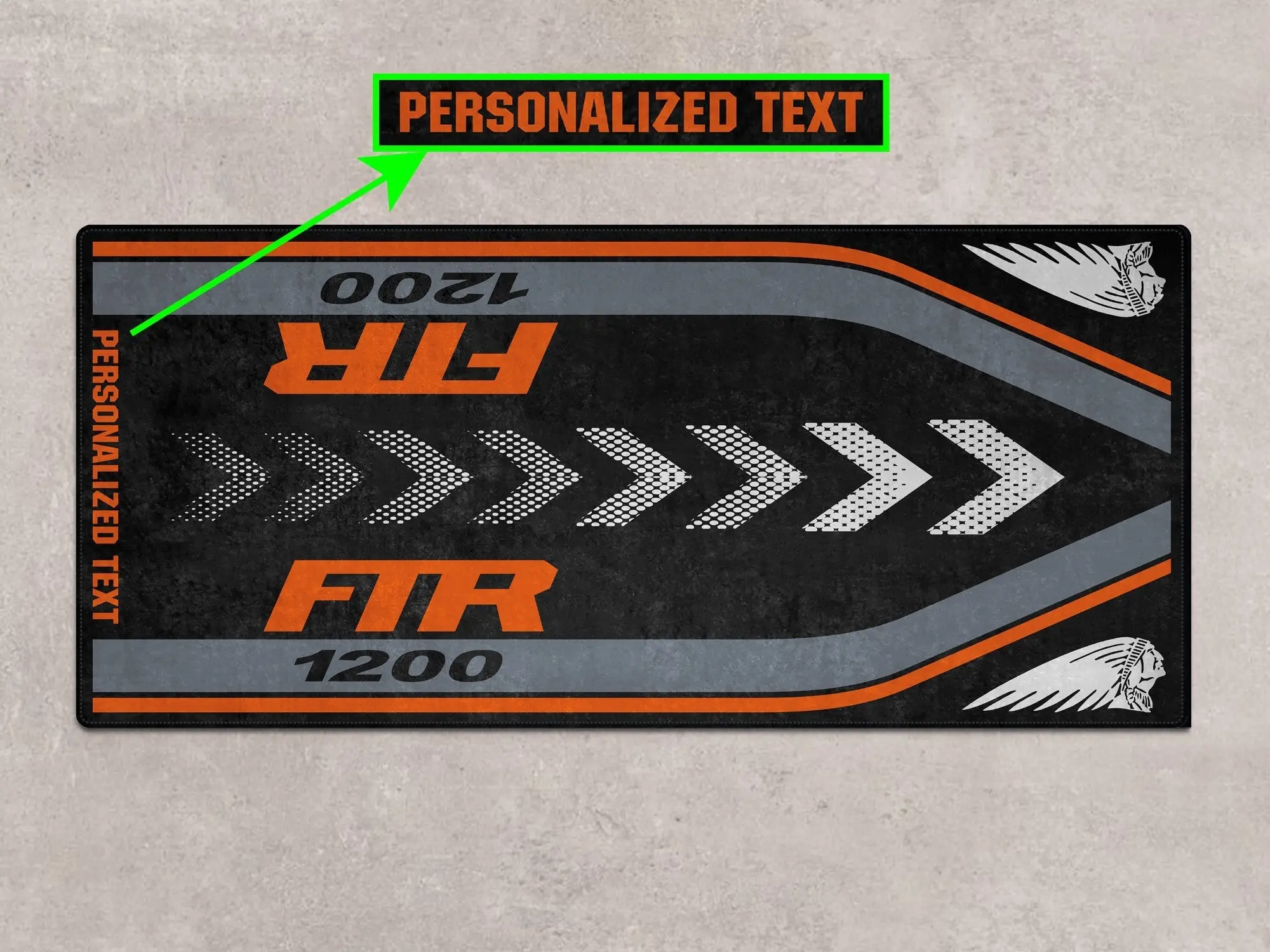 Designed Pit Mat for Indian FTR 1200 Motorcycle - MM7315 - Image 9
