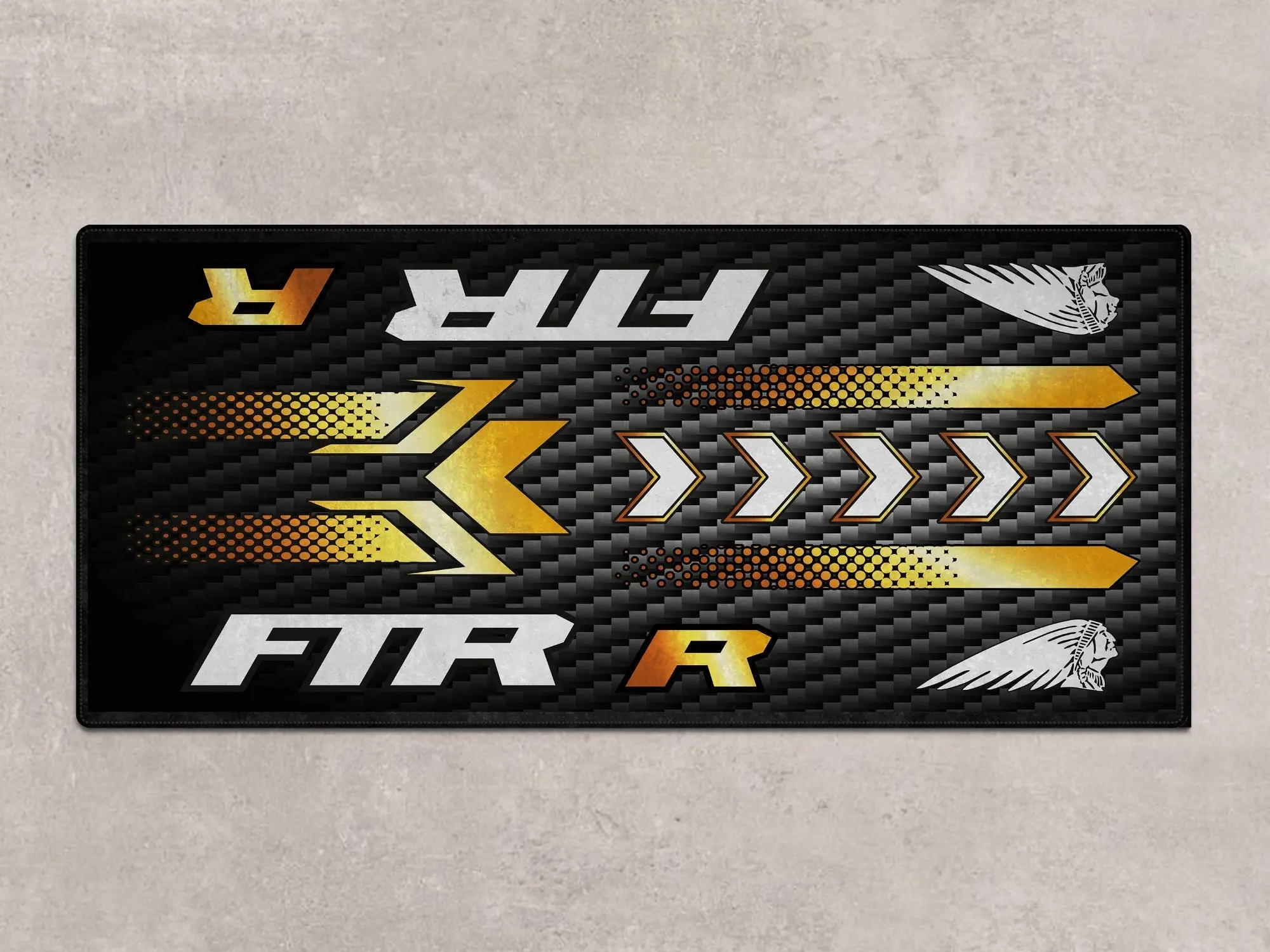 Designed Pit Mat for Indian FTR Carbon 1200 Motorcycle - MM7317 - Image 2