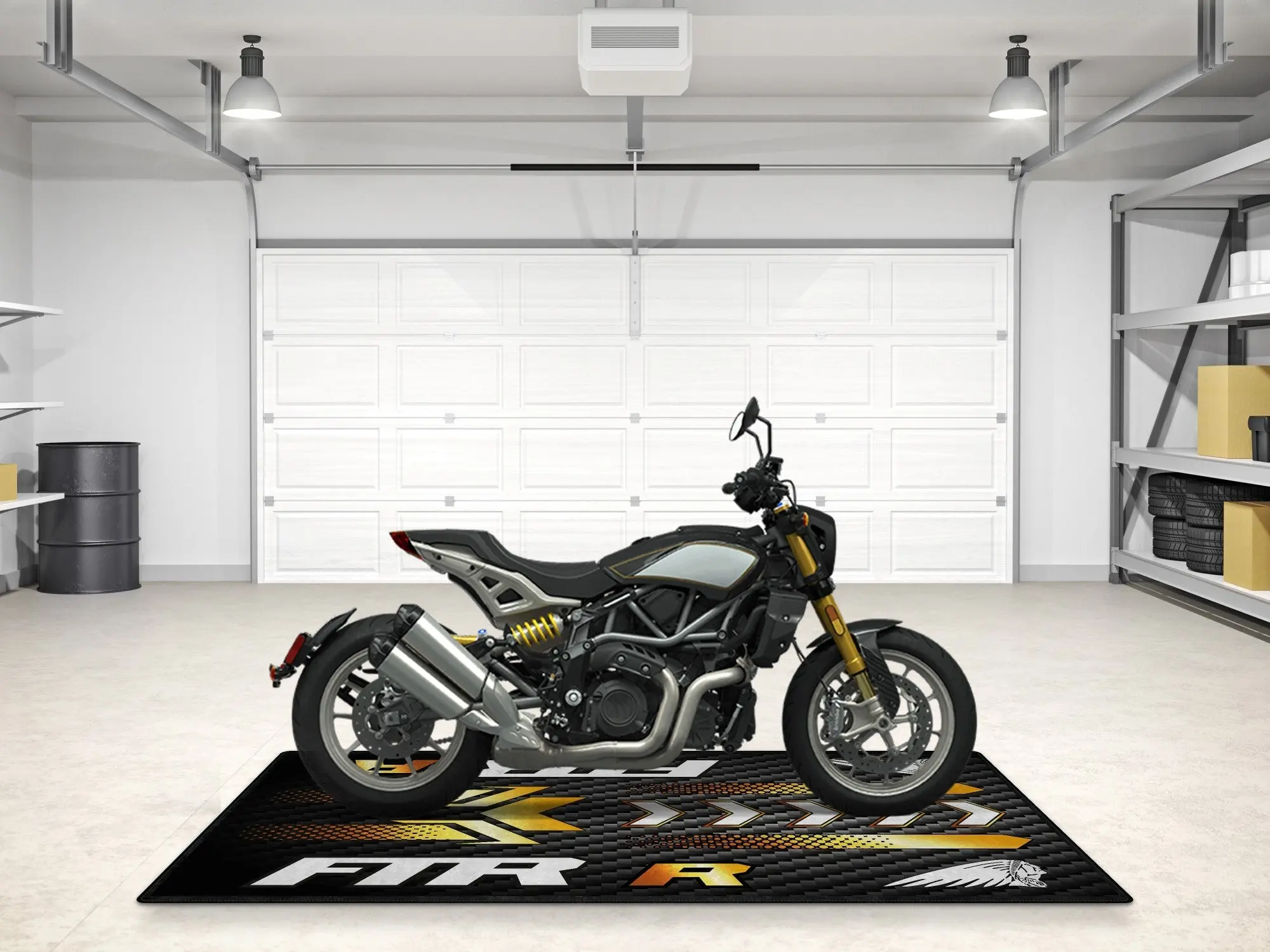 Designed Pit Mat for Indian FTR Carbon 1200 Motorcycle - MM7317 - Image 5