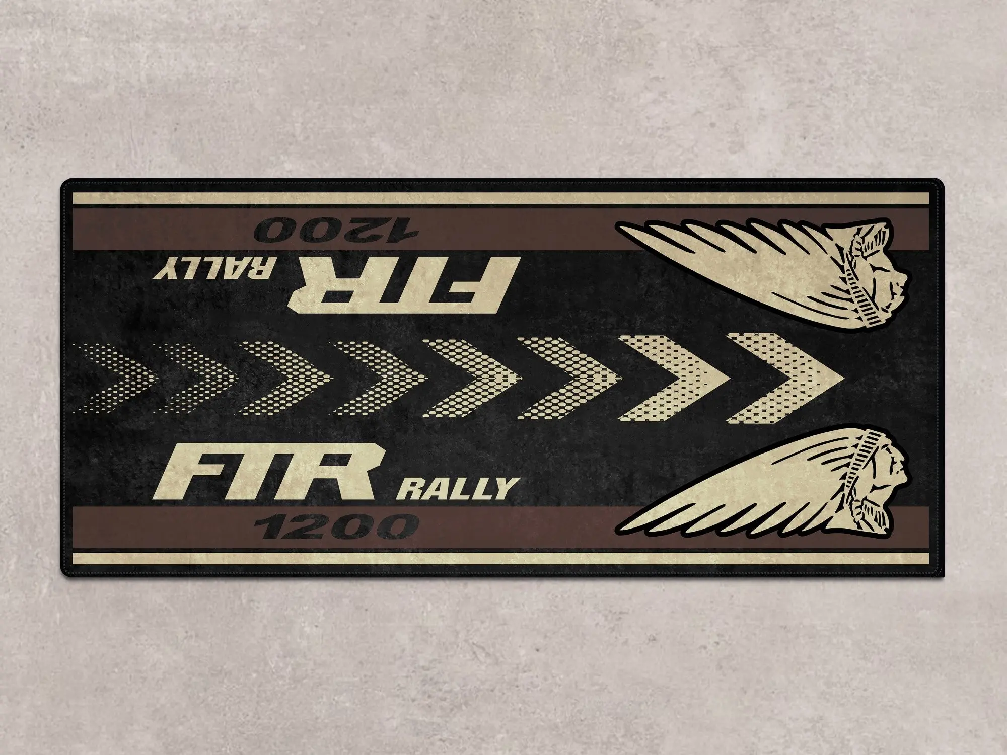 Designed Pit Mat for Indian FTR Rally 1200 Motorcycle - MM7318 - Image 2