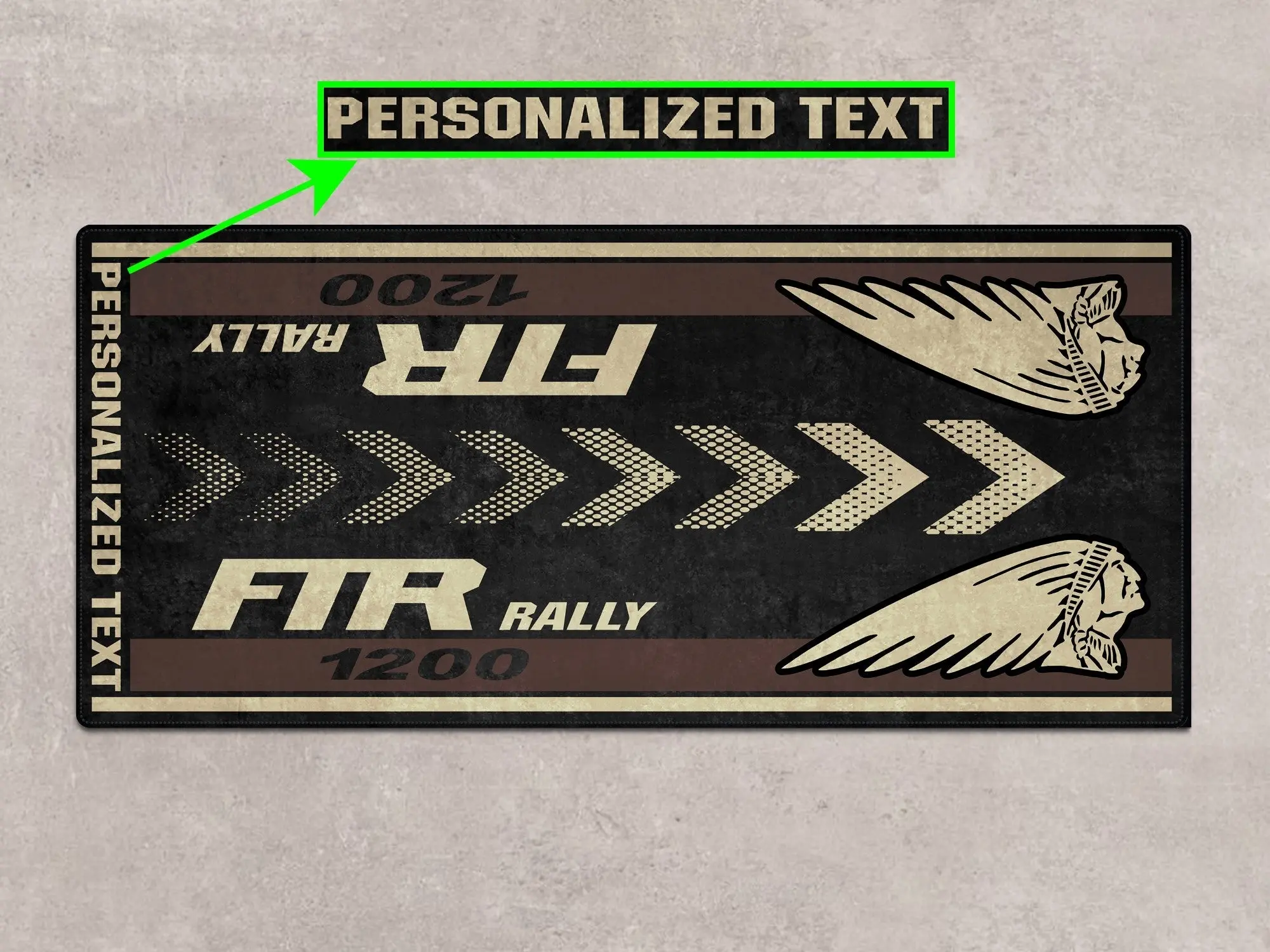 Designed Pit Mat for Indian FTR Rally 1200 Motorcycle - MM7318 - Image 4
