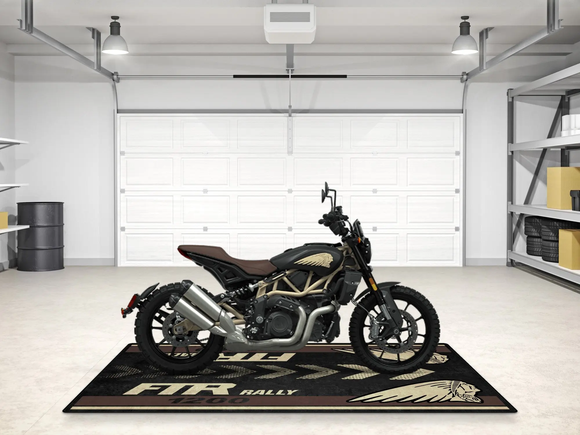 Designed Pit Mat for Indian FTR Rally 1200 Motorcycle - MM7318 - Image 5