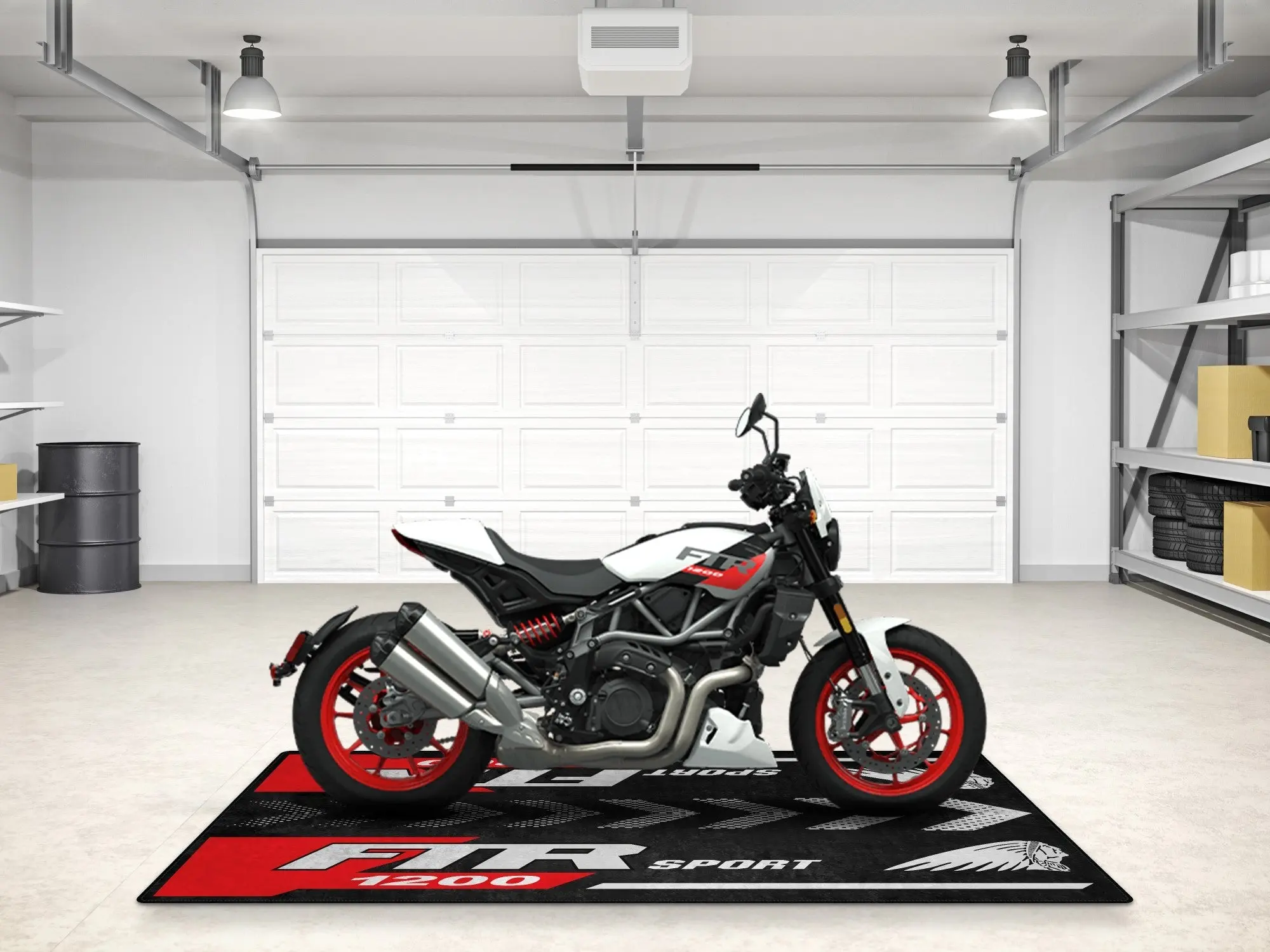 Designed Pit Mat for Indian FTR Sport 1200 Motorcycle - MM7316 - Image 10