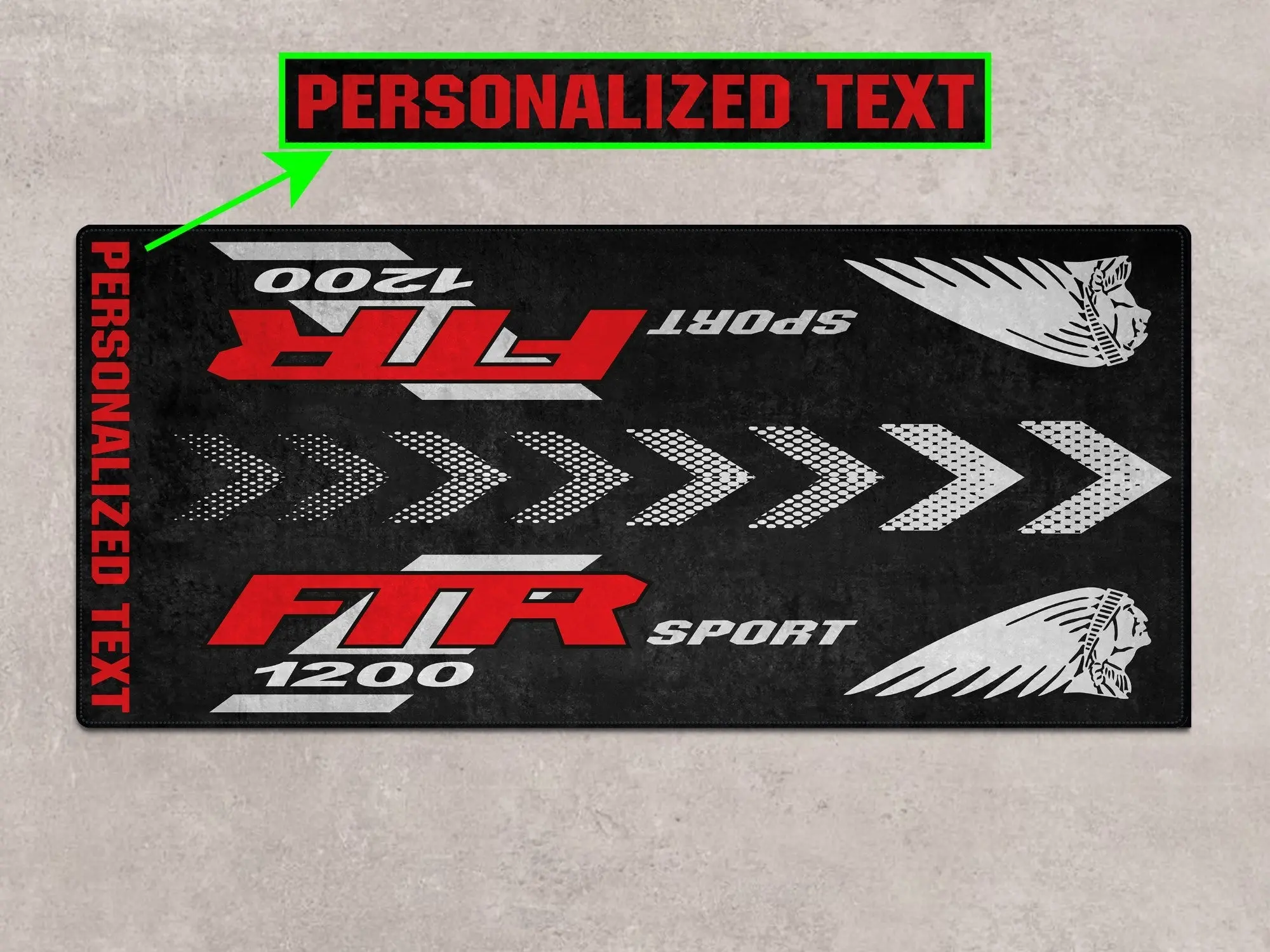Designed Pit Mat for Indian FTR Sport 1200 Motorcycle - MM7316 - Image 4