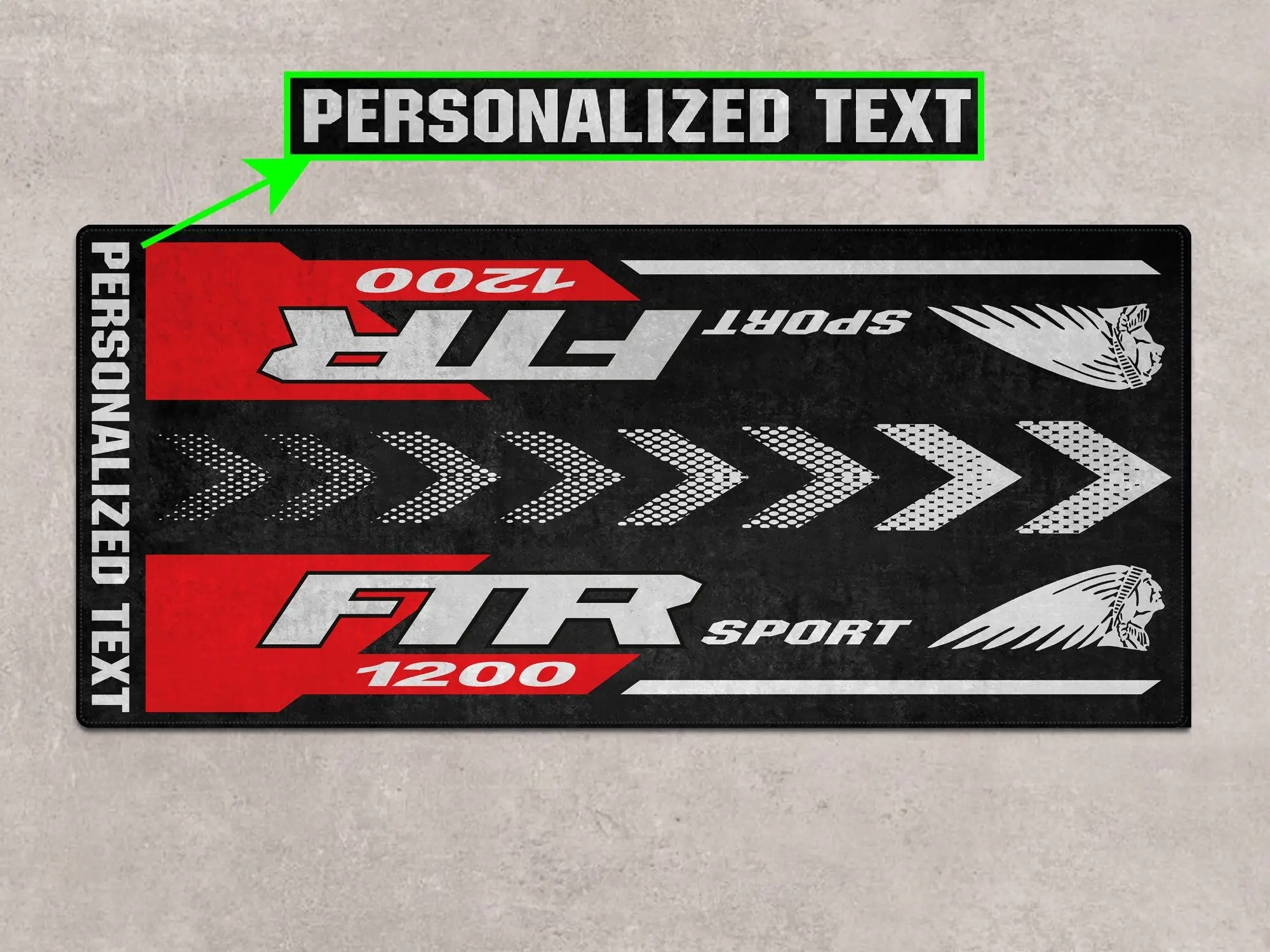 Designed Pit Mat for Indian FTR Sport 1200 Motorcycle - MM7316 - Image 9