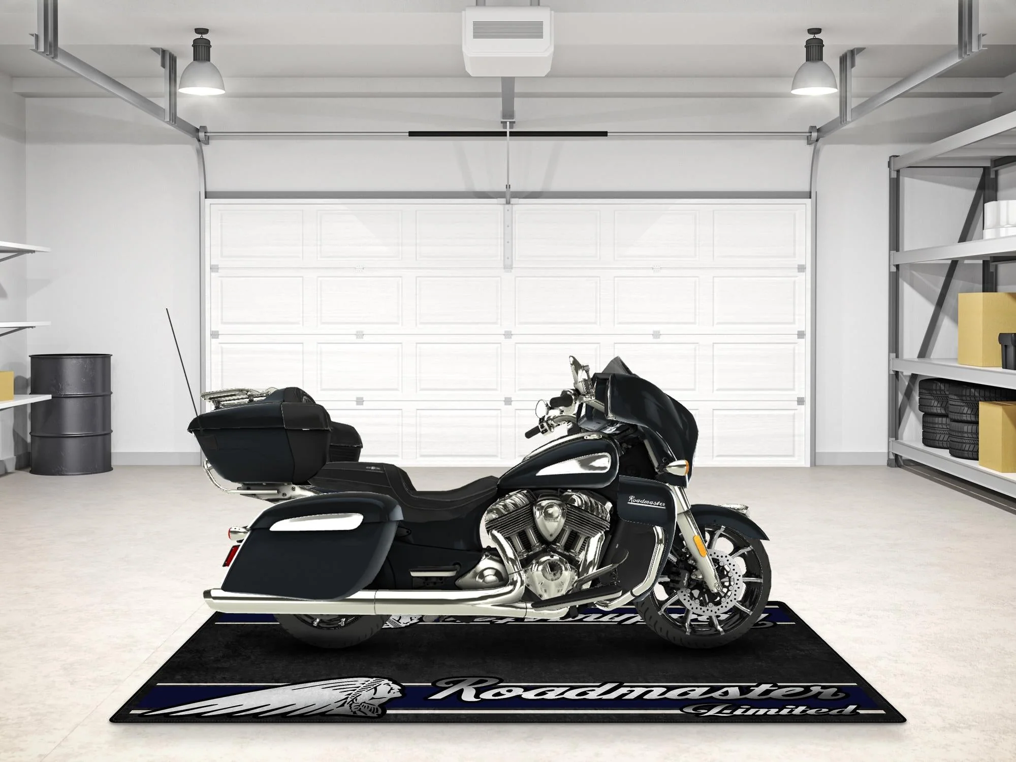 Designed Pit Mat for Indian Roadmaster Limited Motorcycle - MM7336 - Image 5