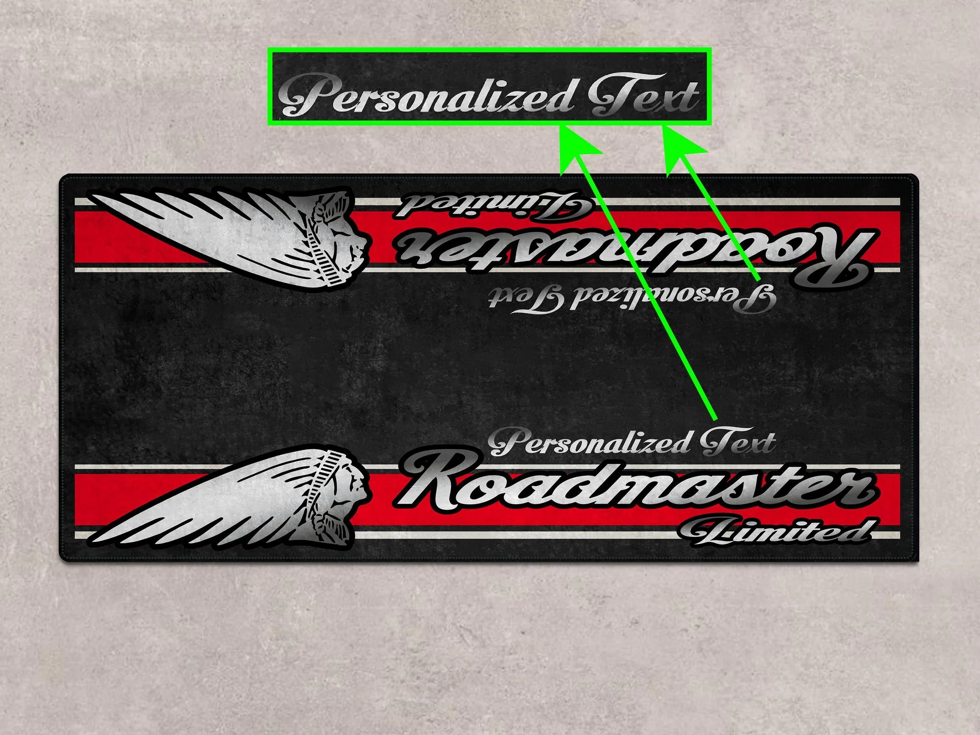 Designed Pit Mat for Indian Roadmaster Limited Motorcycle - MM7336 - Image 9
