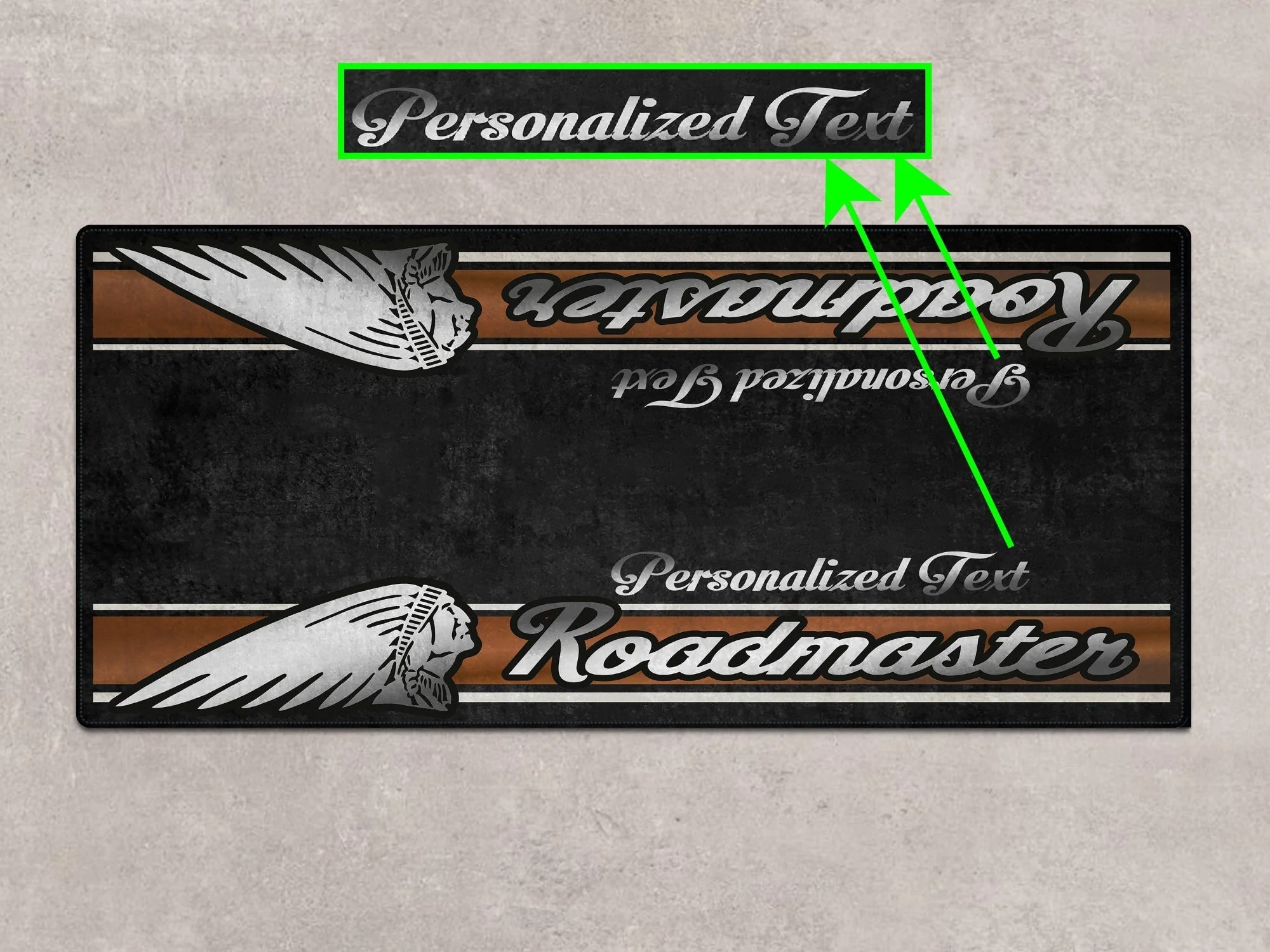Designed Pit Mat for Indian Roadmaster Motorcycle - MM7335 - Image 8