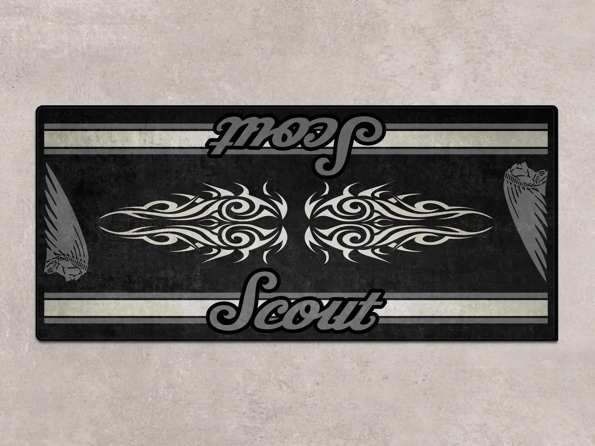 Designed Pit Mat for Indian Scout Bobber Motorcycle - MM7321 - Image 2