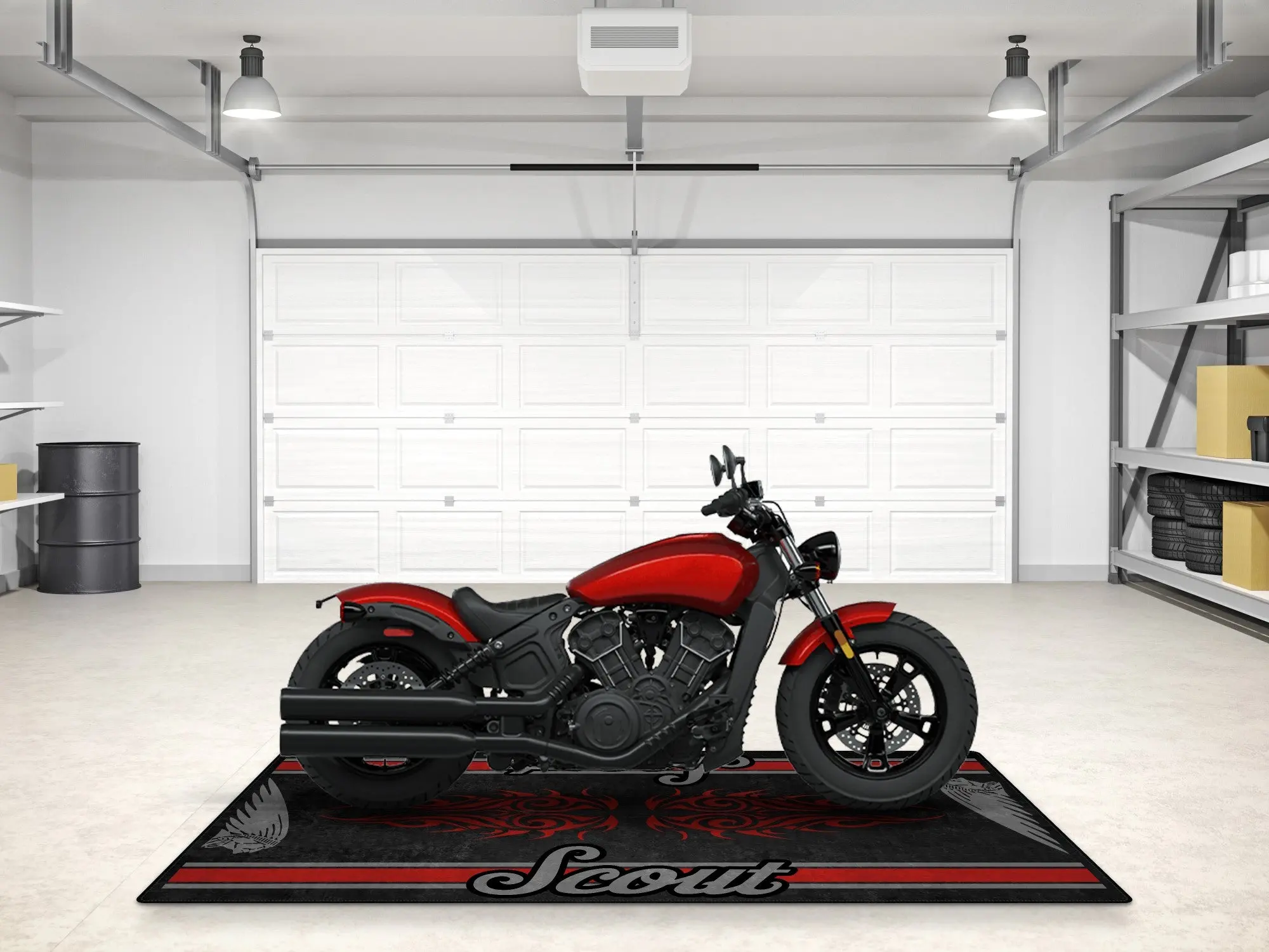 Designed Pit Mat for Indian Scout Bobber Sixty Motorcycle - MM7320 - Image 10