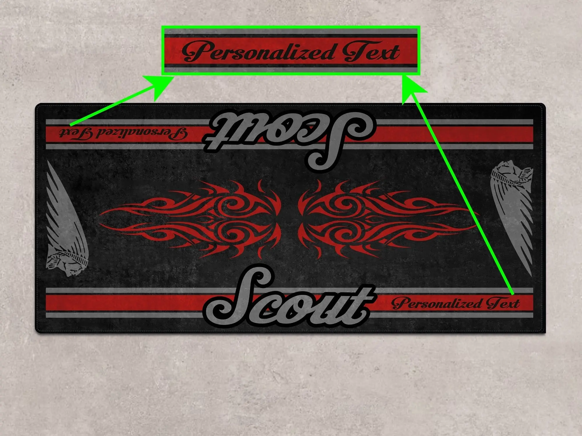 Designed Pit Mat for Indian Scout Bobber Sixty Motorcycle - MM7320 - Image 9
