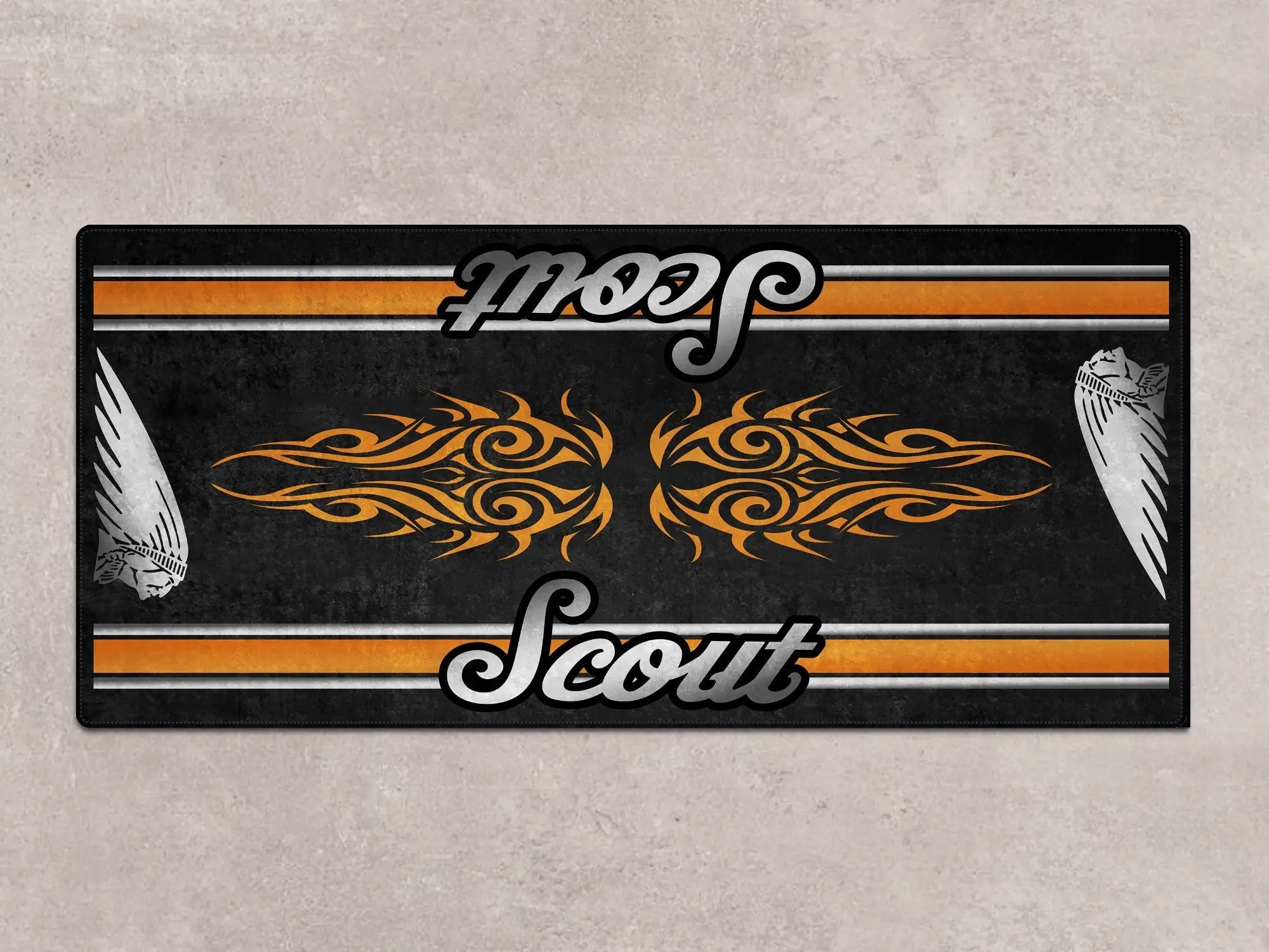 Designed Pit Mat for Indian Scout Motorcycle - MM7323 - Image 2