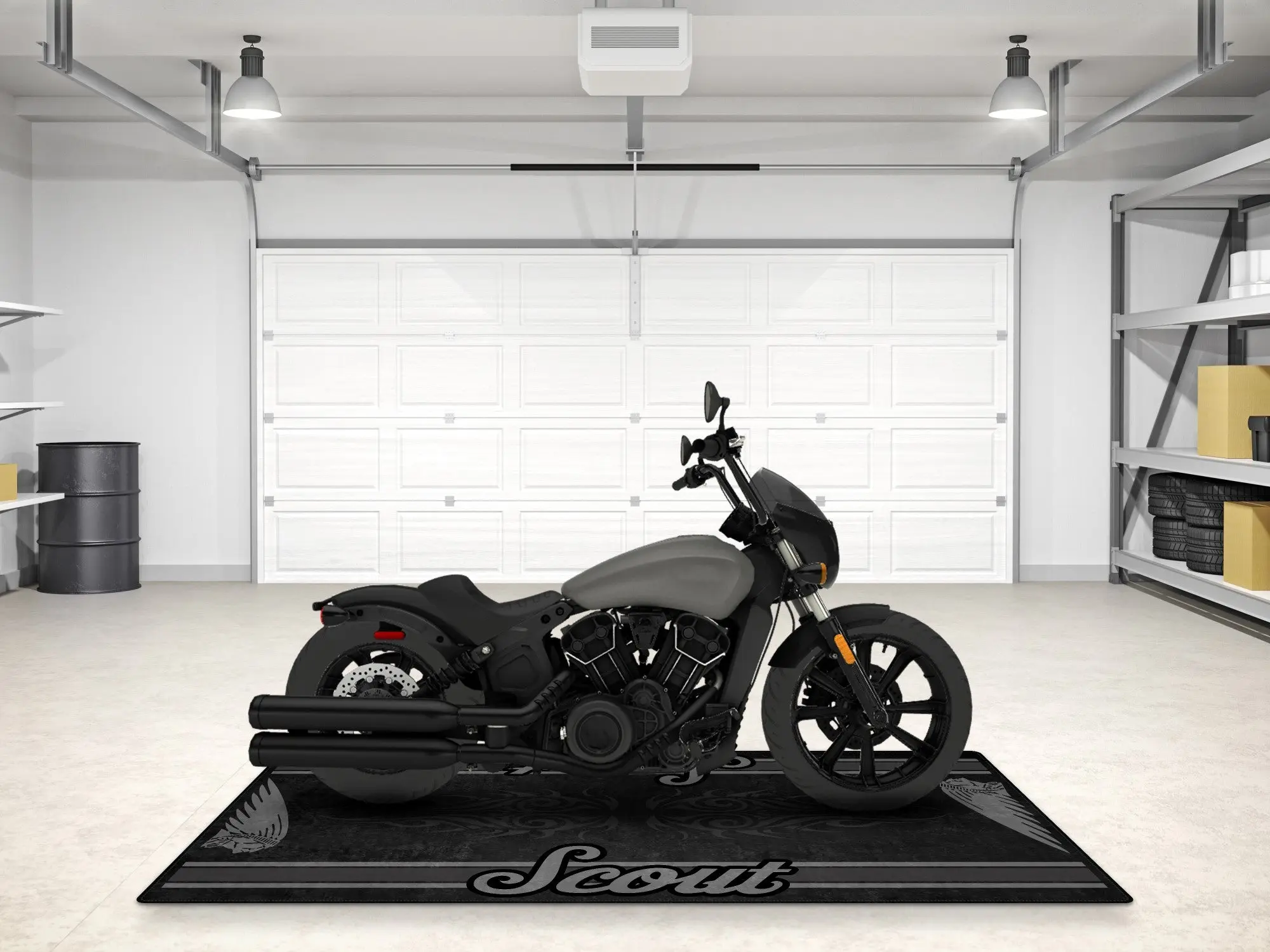 Designed Pit Mat for Indian Scout Rogue Sixty Motorcycle - MM7324 - Image 10