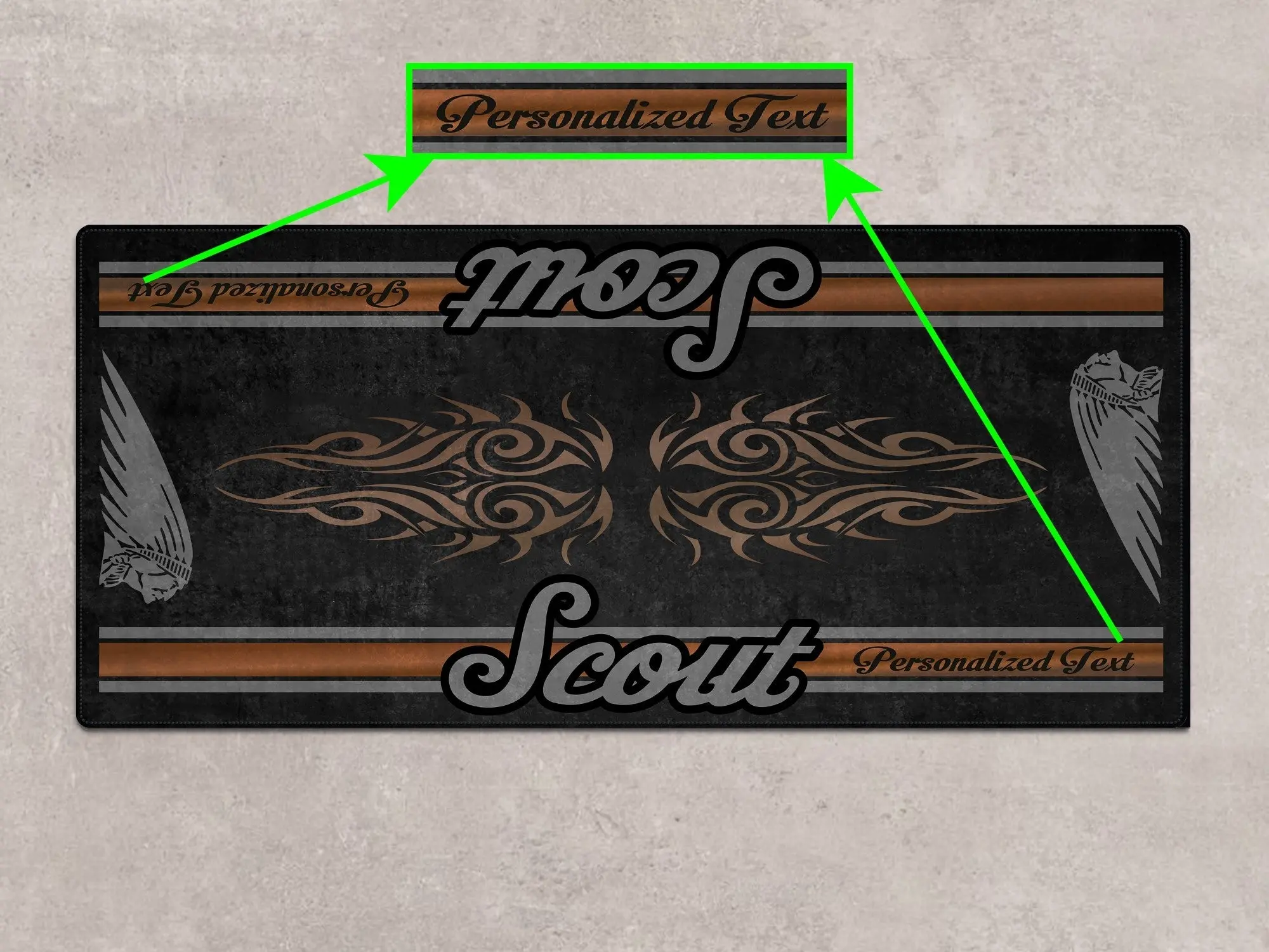 Designed Pit Mat for Indian Scout Rogue Sixty Motorcycle - MM7324 - Image 4