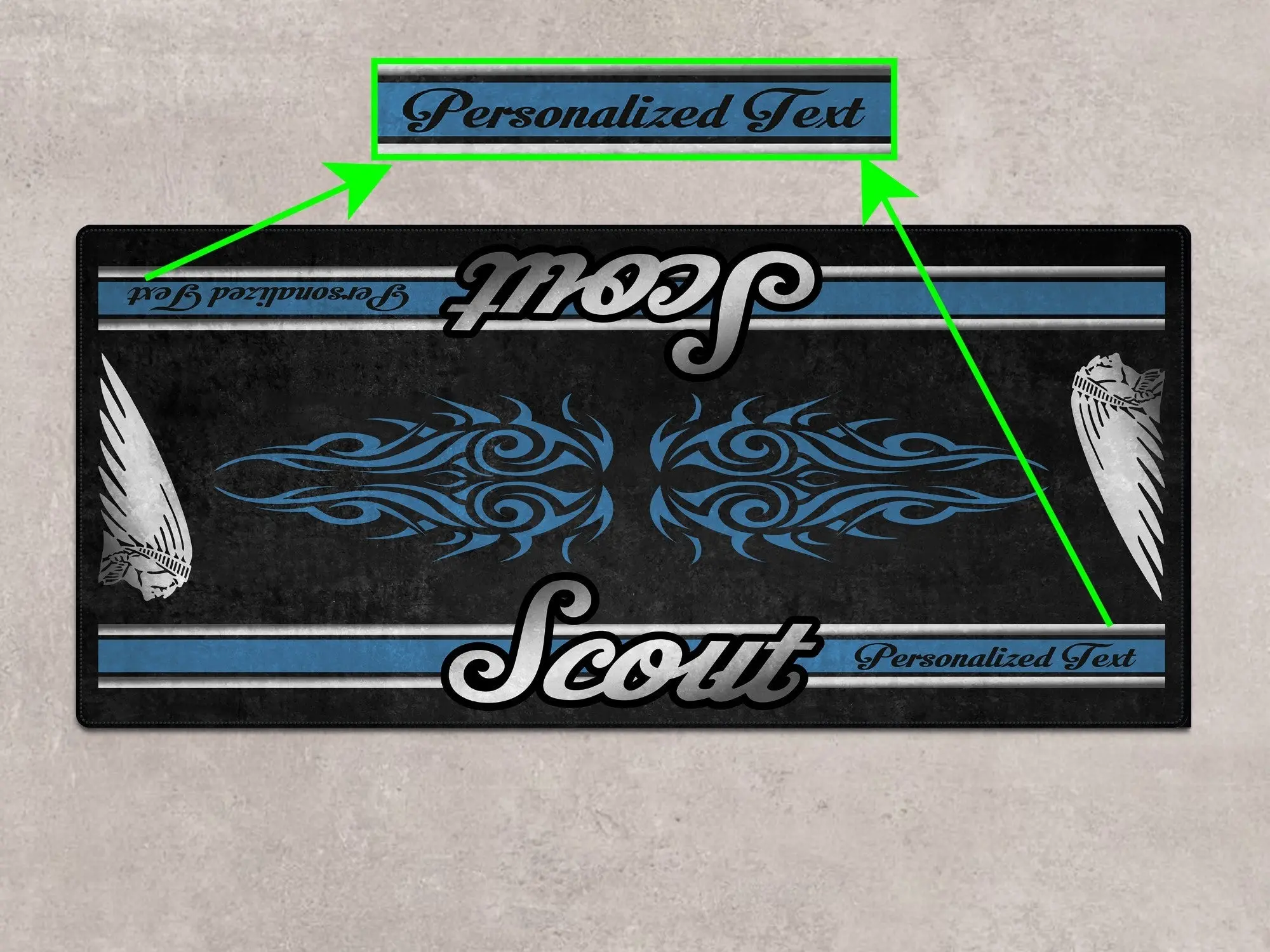 Designed Pit Mat for Indian Scout Sixty Motorcycle - MM7322 - Image 4