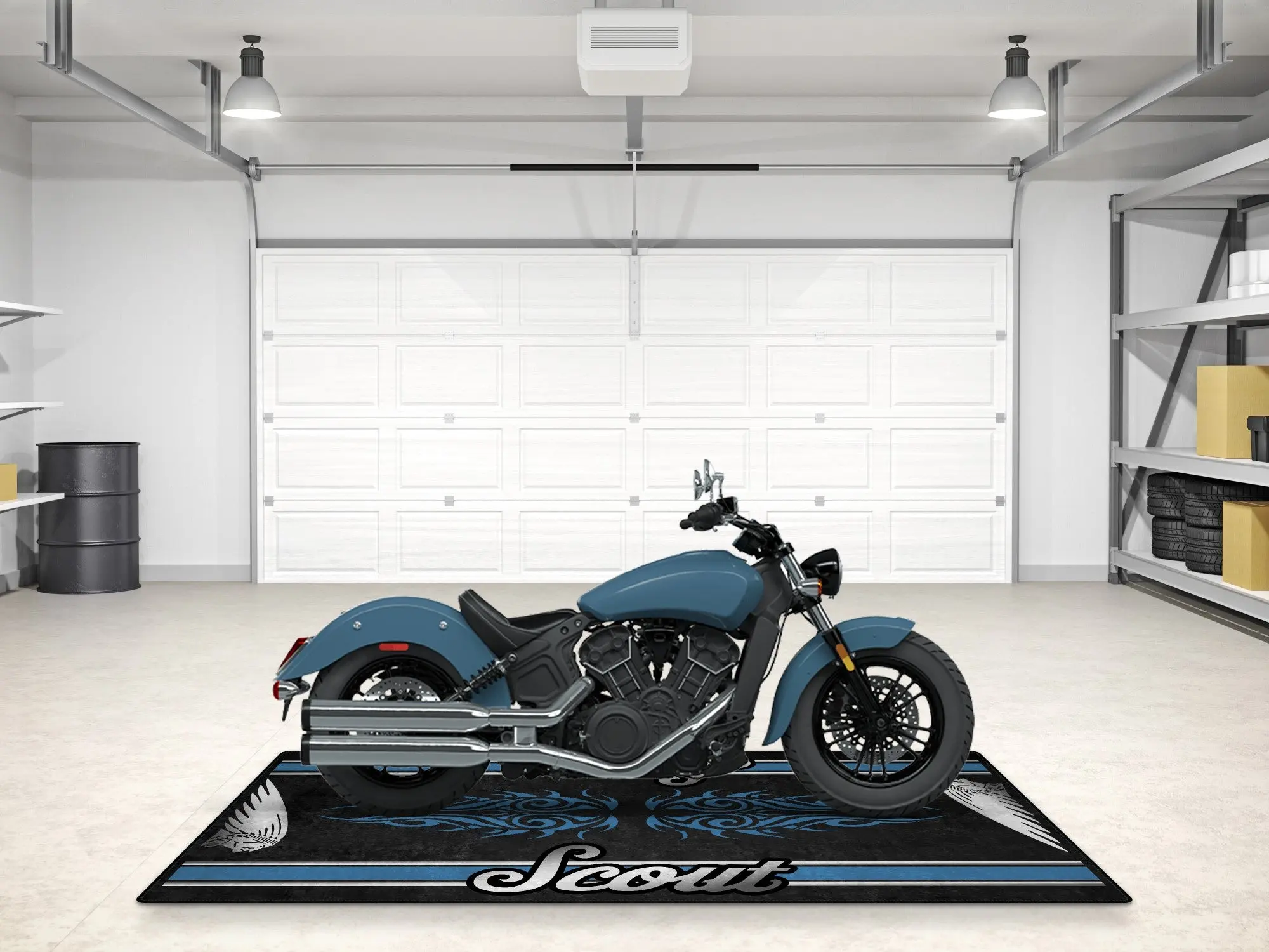 Designed Pit Mat for Indian Scout Sixty Motorcycle - MM7322 - Image 5