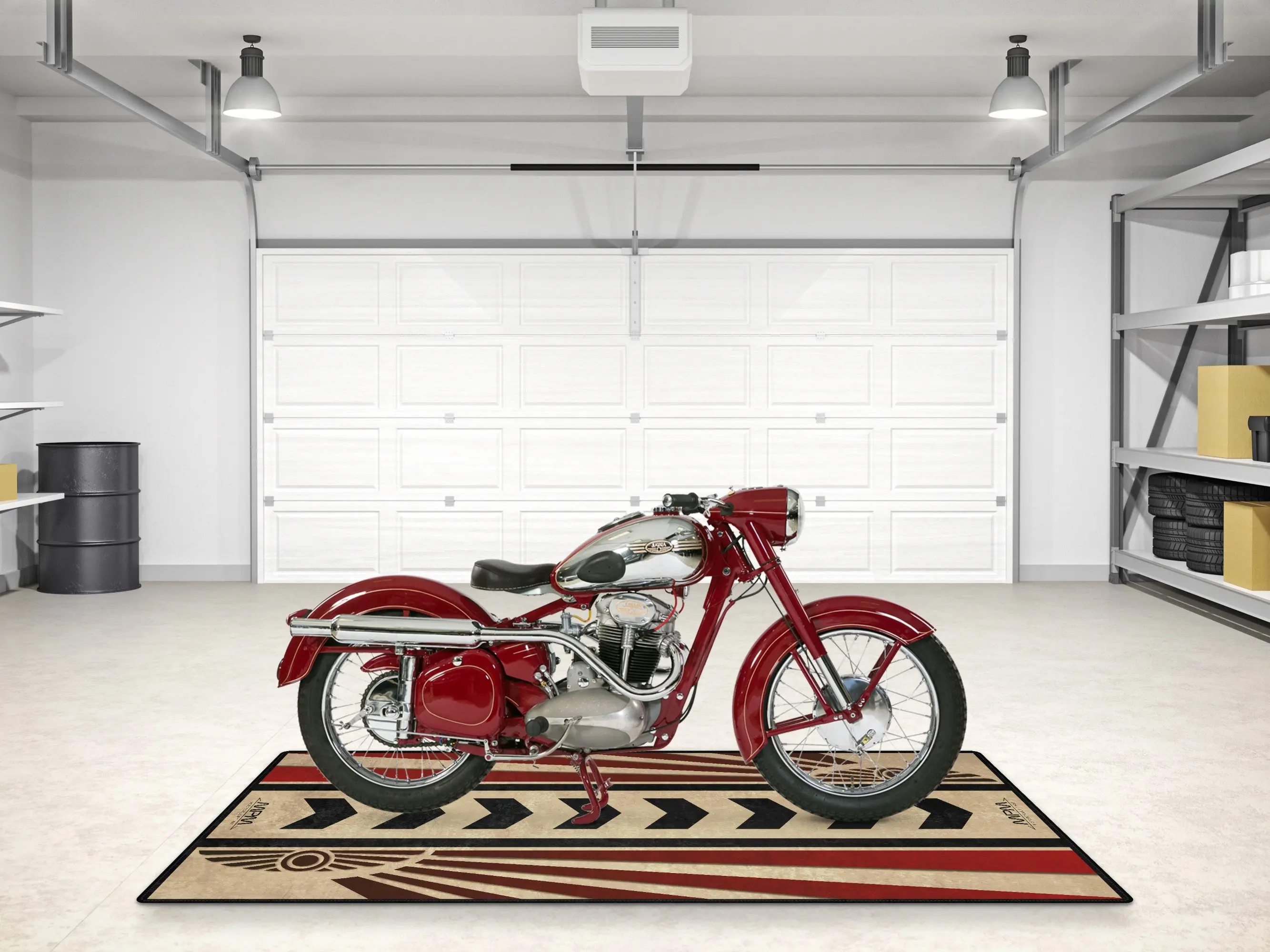 Designed Pit Mat for Jawa Motorcycle - MM7567 - Image 5