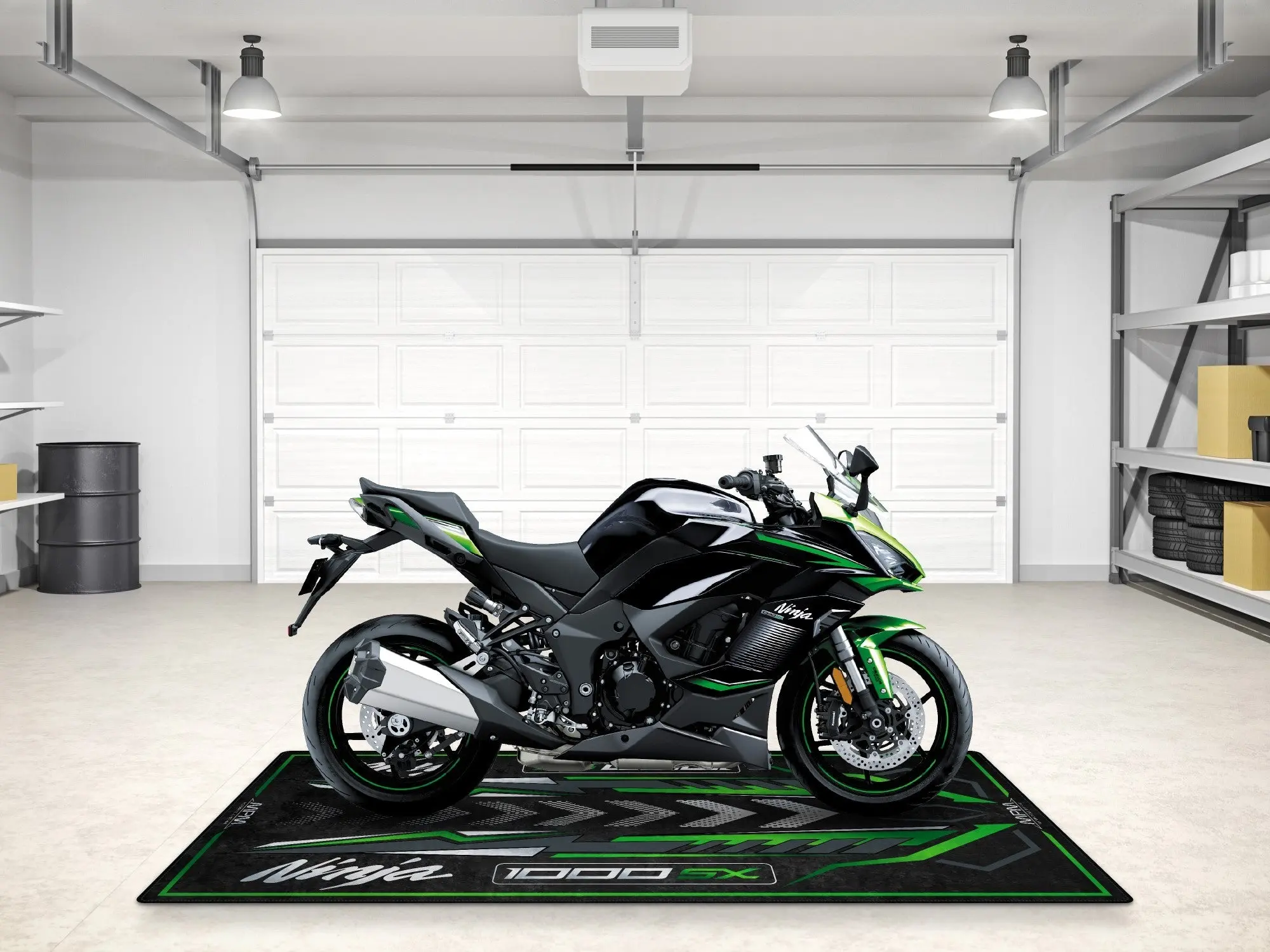 Designed Pit Mat for Kawasaki 1000SX Motorcycle - MM7390 - Image 5
