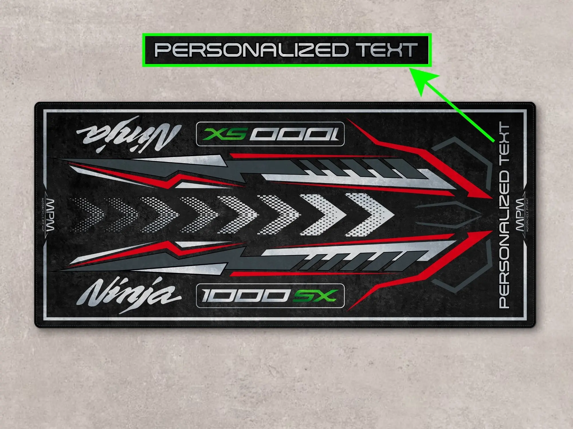 Designed Pit Mat for Kawasaki 1000SX Motorcycle - MM7390 - Image 9