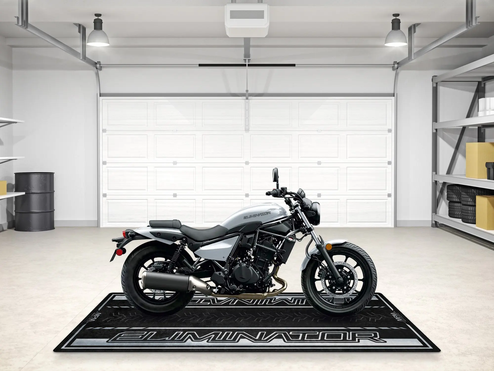 Designed Pit Mat for Kawasaki Eliminator Motorcycle - MM7422 - Image 5
