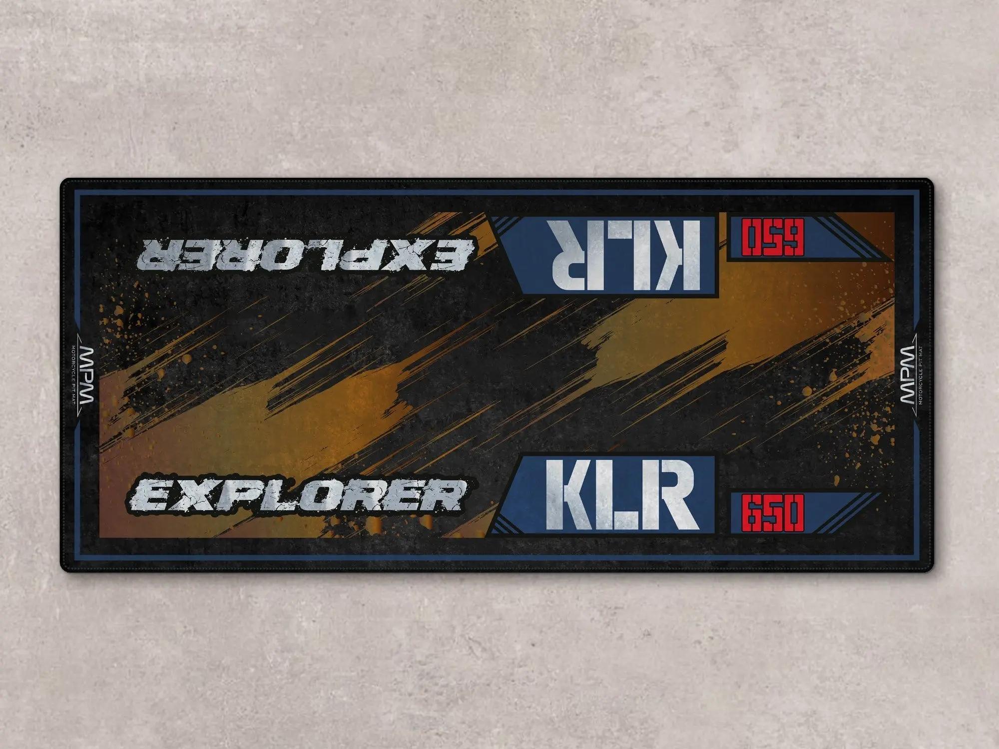 Designed Pit Mat for Kawasaki KLR 650 Motorcycle - MM7431 - Image 14