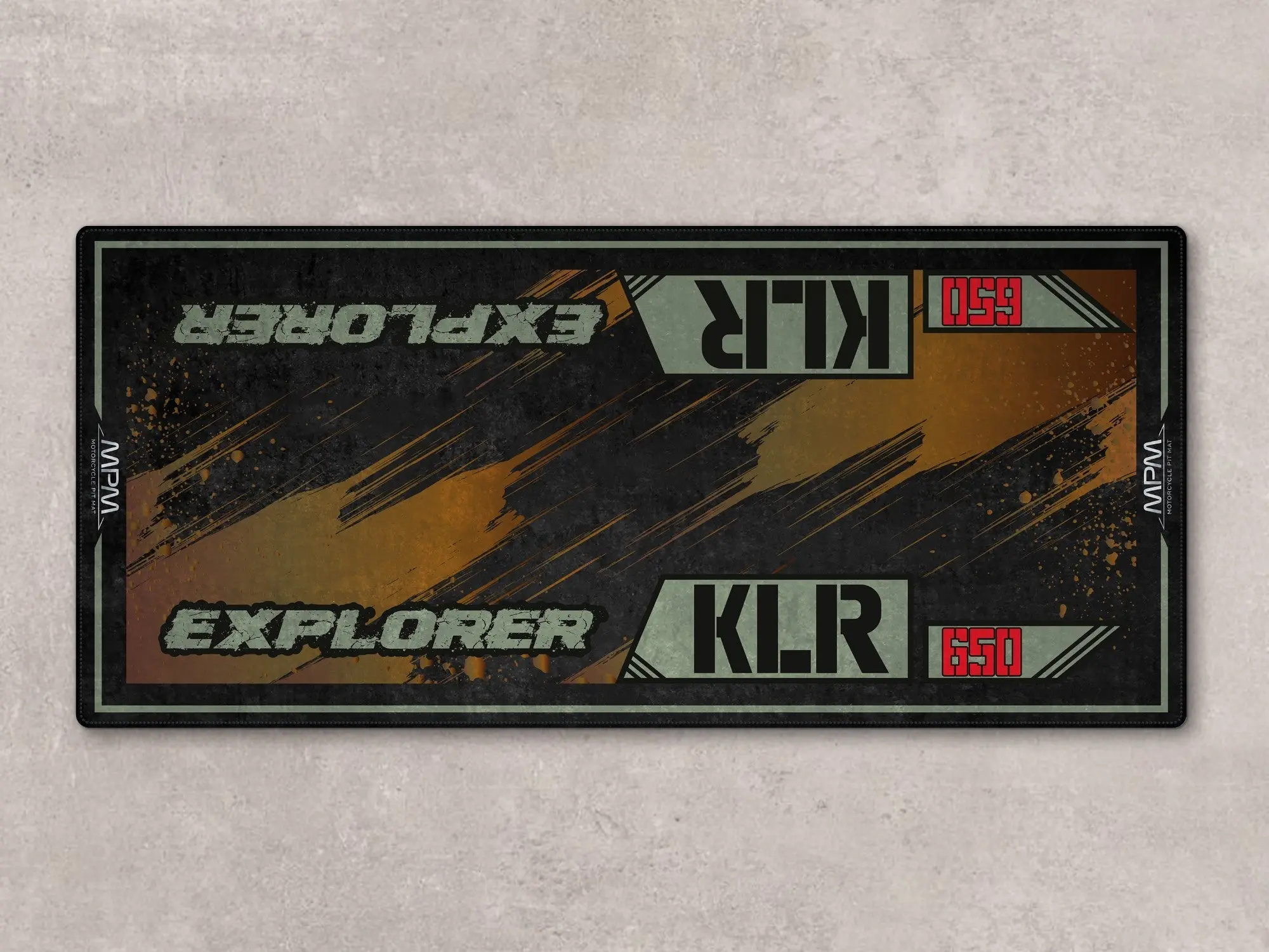 Designed Pit Mat for Kawasaki KLR 650 Motorcycle - MM7431 - Image 18