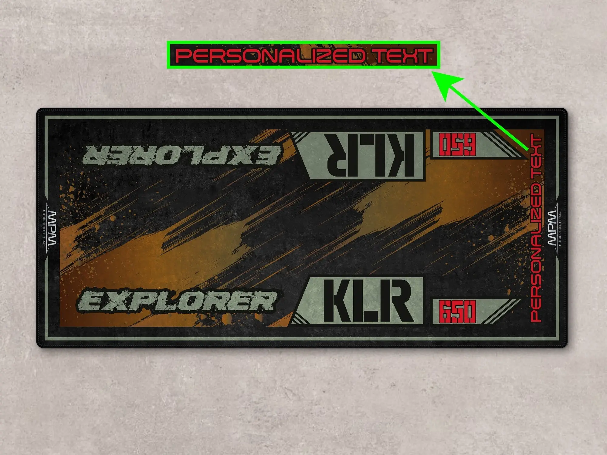Designed Pit Mat for Kawasaki KLR 650 Motorcycle - MM7431 - Image 20