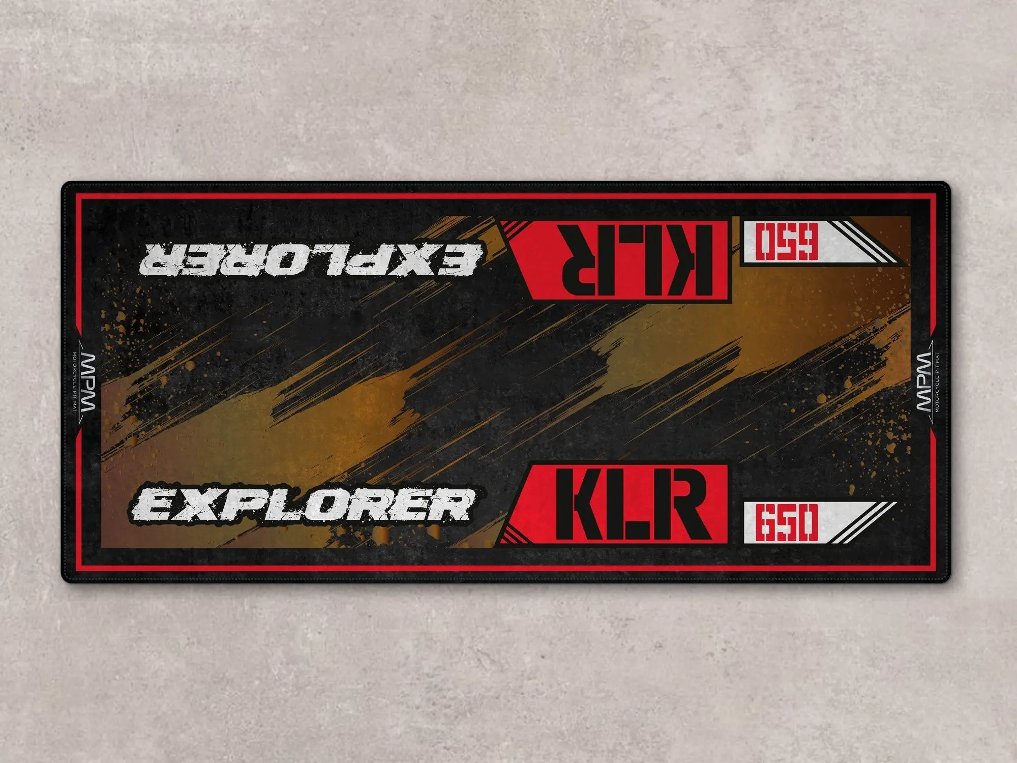 Designed Pit Mat for Kawasaki KLR 650 Motorcycle - MM7431 - Image 6