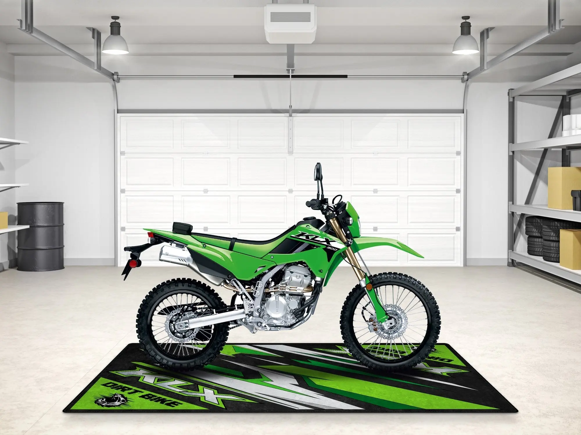 Designed Pit Mat for Kawasaki KLX Motorcycle - MM7432 - Image 10