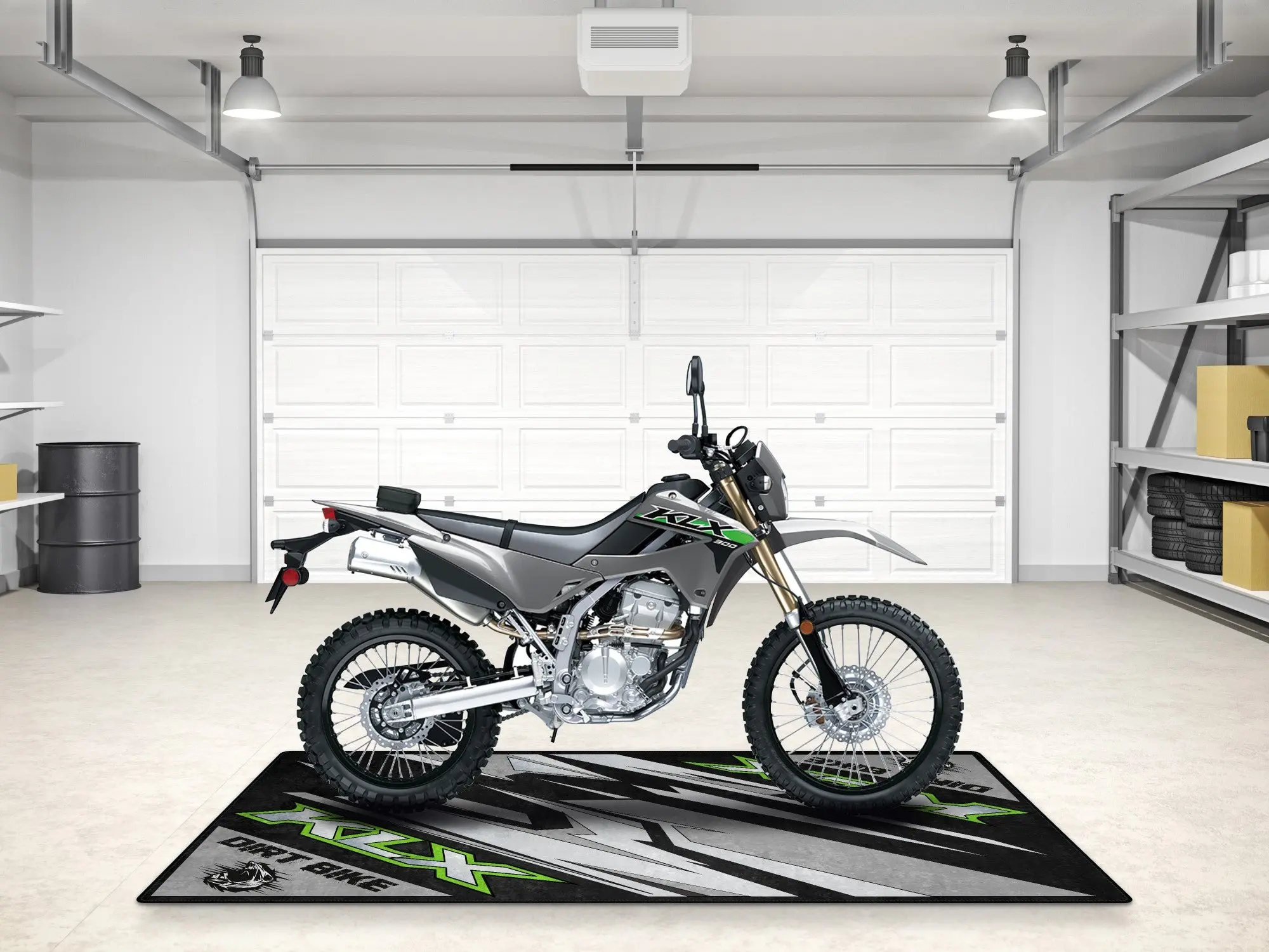 Designed Pit Mat for Kawasaki KLX Motorcycle - MM7432 - Image 5