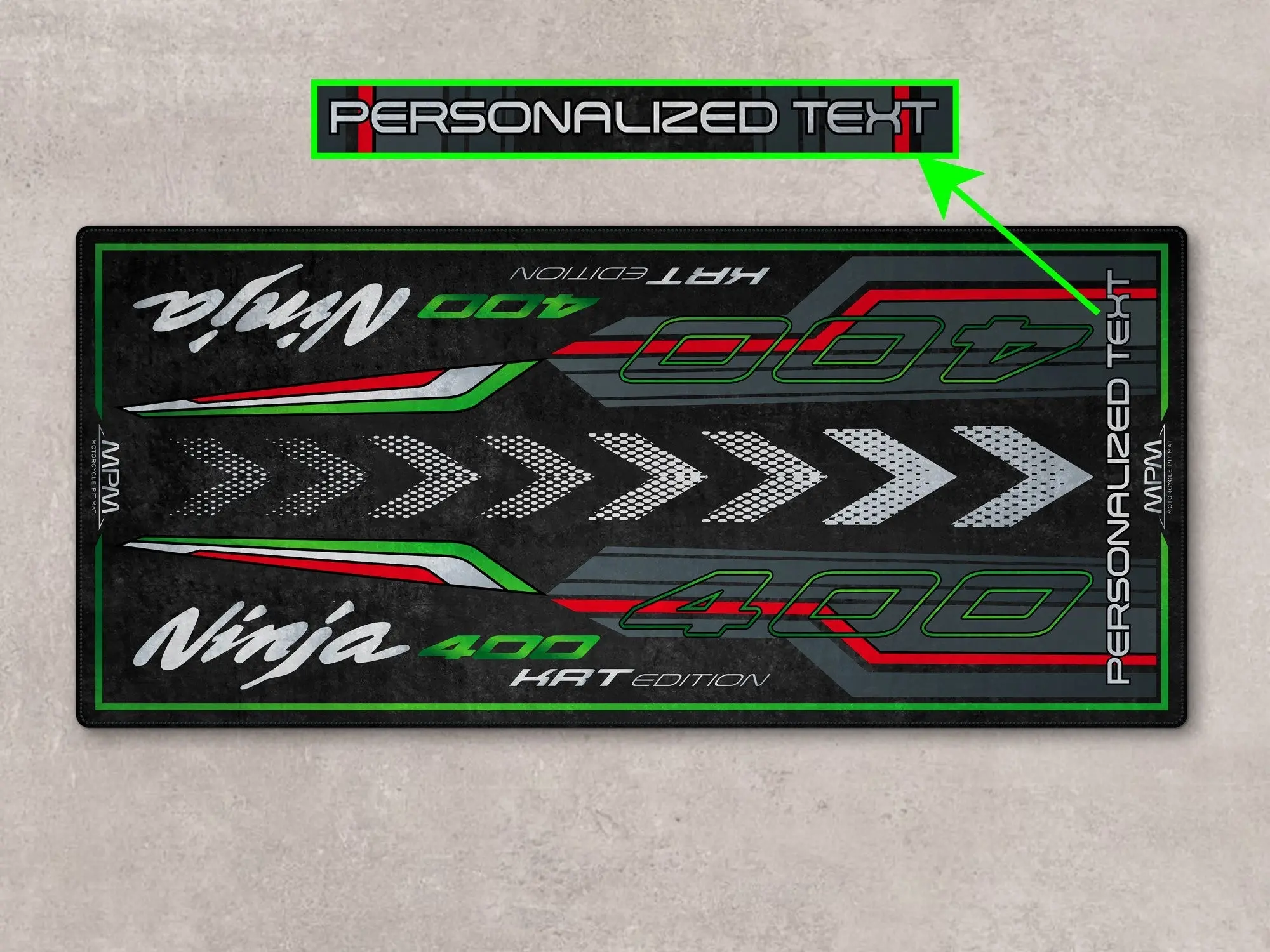 Designed Pit Mat for Kawasaki Ninja 400 KRT Edition Motorcycle - MM7387 - Image 4