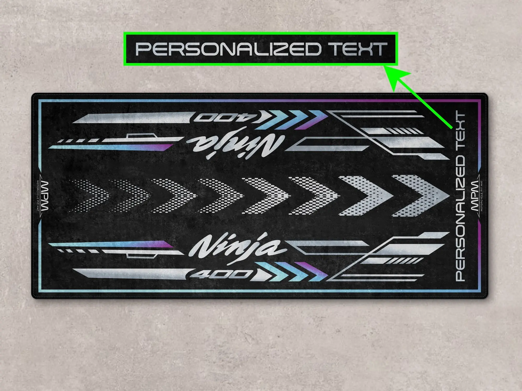 Designed Pit Mat for Kawasaki Ninja 400 Motorcycle - MM7386 - Image 14
