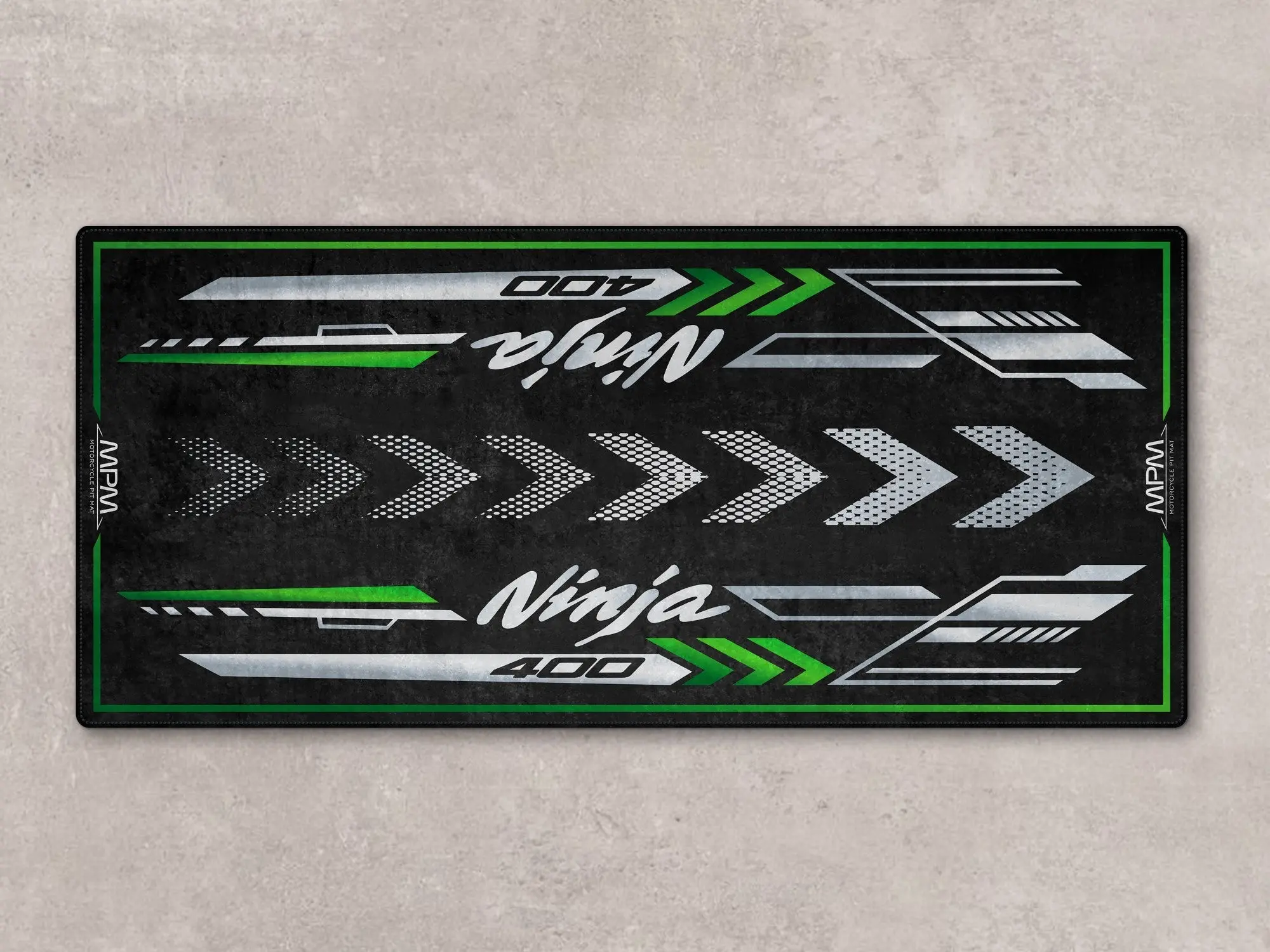 Designed Pit Mat for Kawasaki Ninja 400 Motorcycle - MM7386 - Image 2